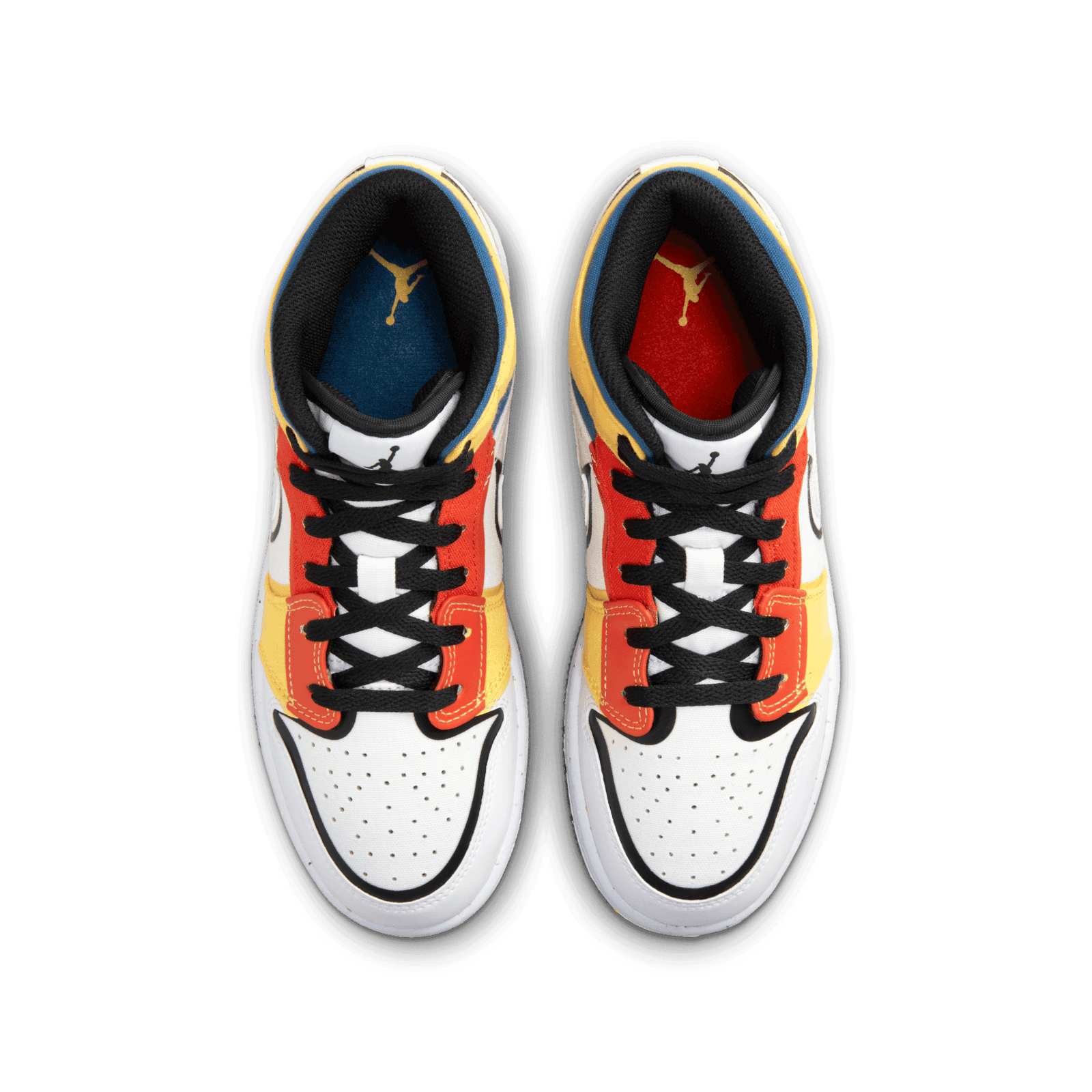 Air Jordan 1 Mid SE Multi-Color Canvas (GS) - DV1316-100