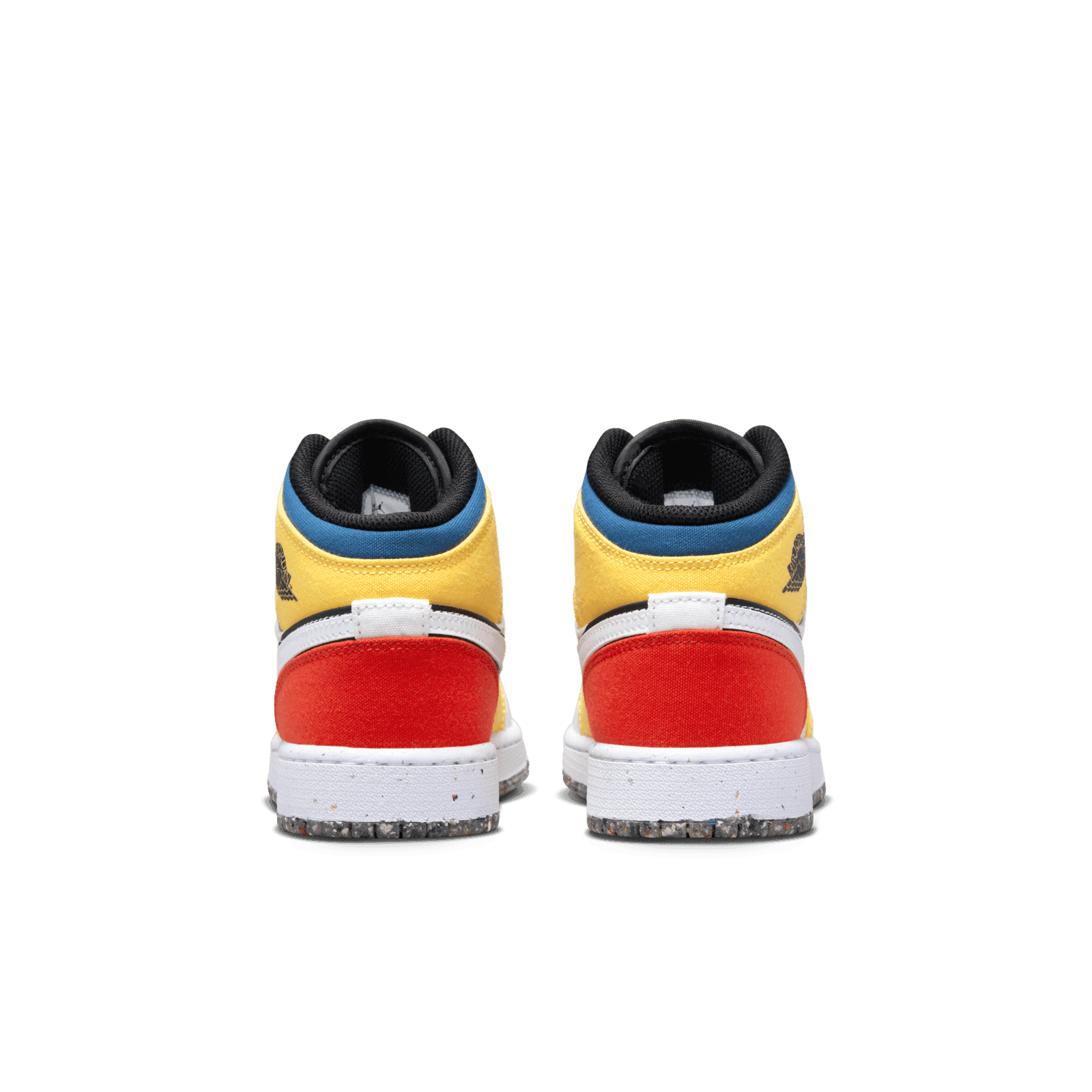 Air Jordan 1 Mid SE Multi-Color Canvas (GS) - DV1316-100