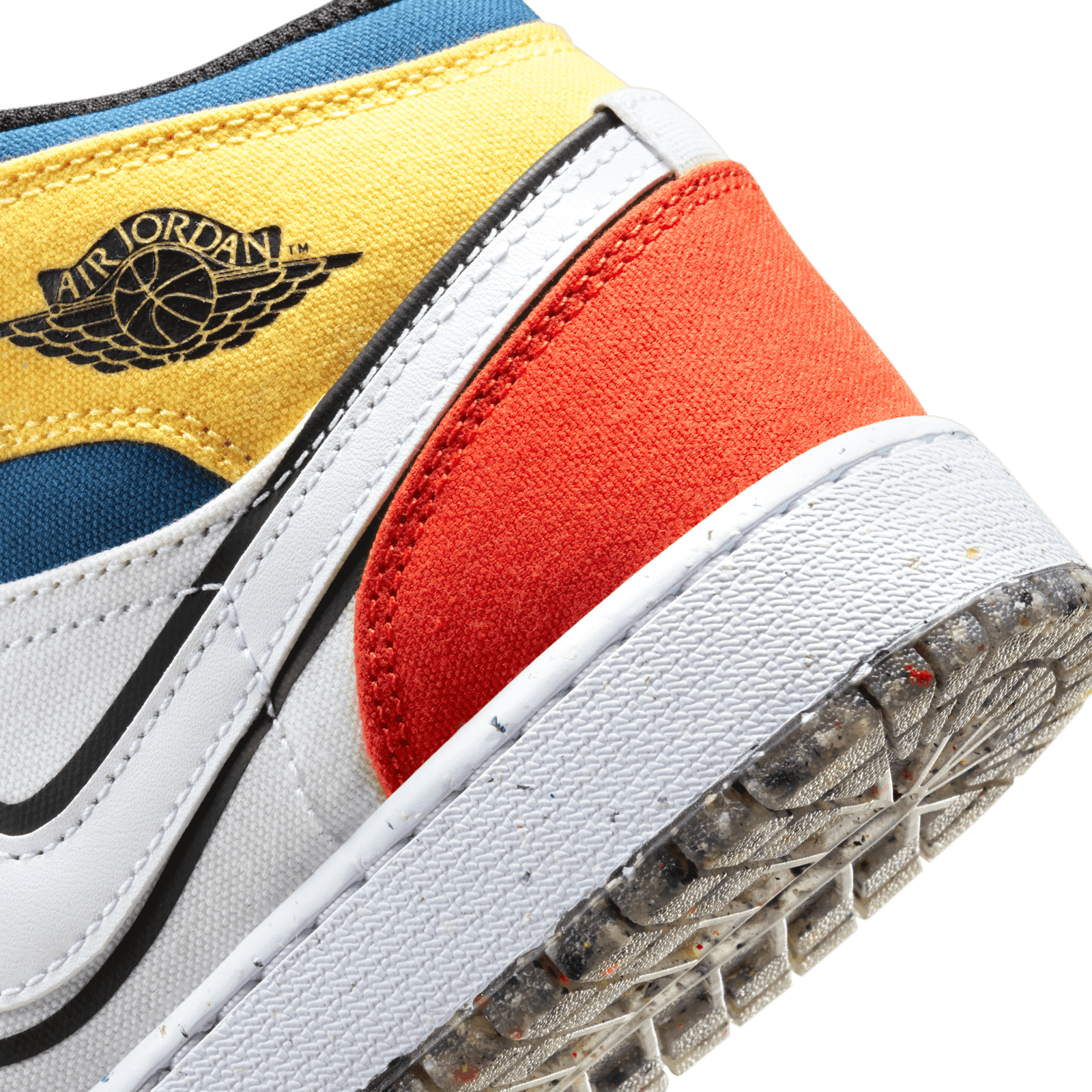 Air Jordan Mid SE Multi-Color Canvas (GS) DV1316-100 - Main Image