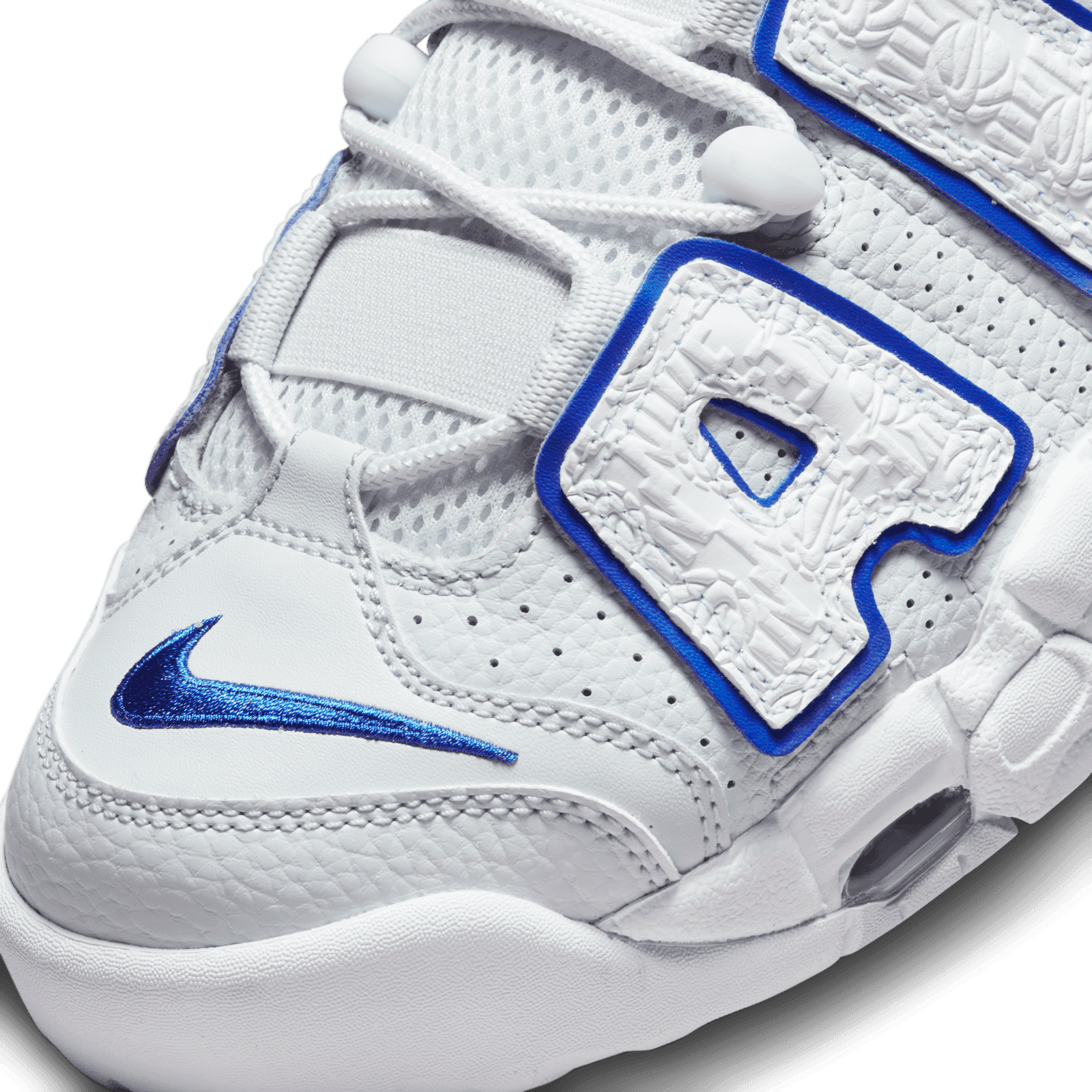 Uptempo best sale white blue