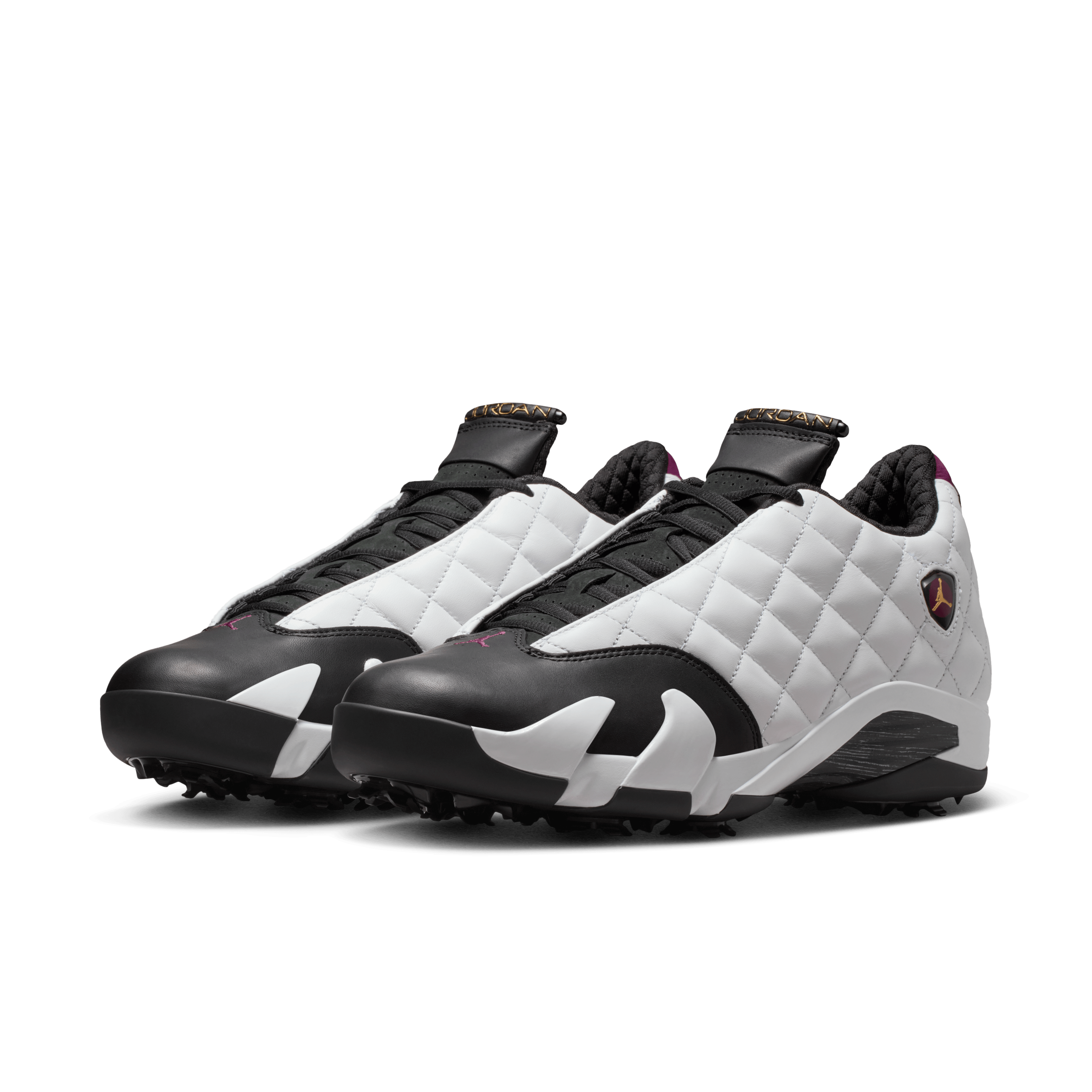 The Latest Golf Ready Air Jordan 14 is a Quilted Bordeaux Beauty