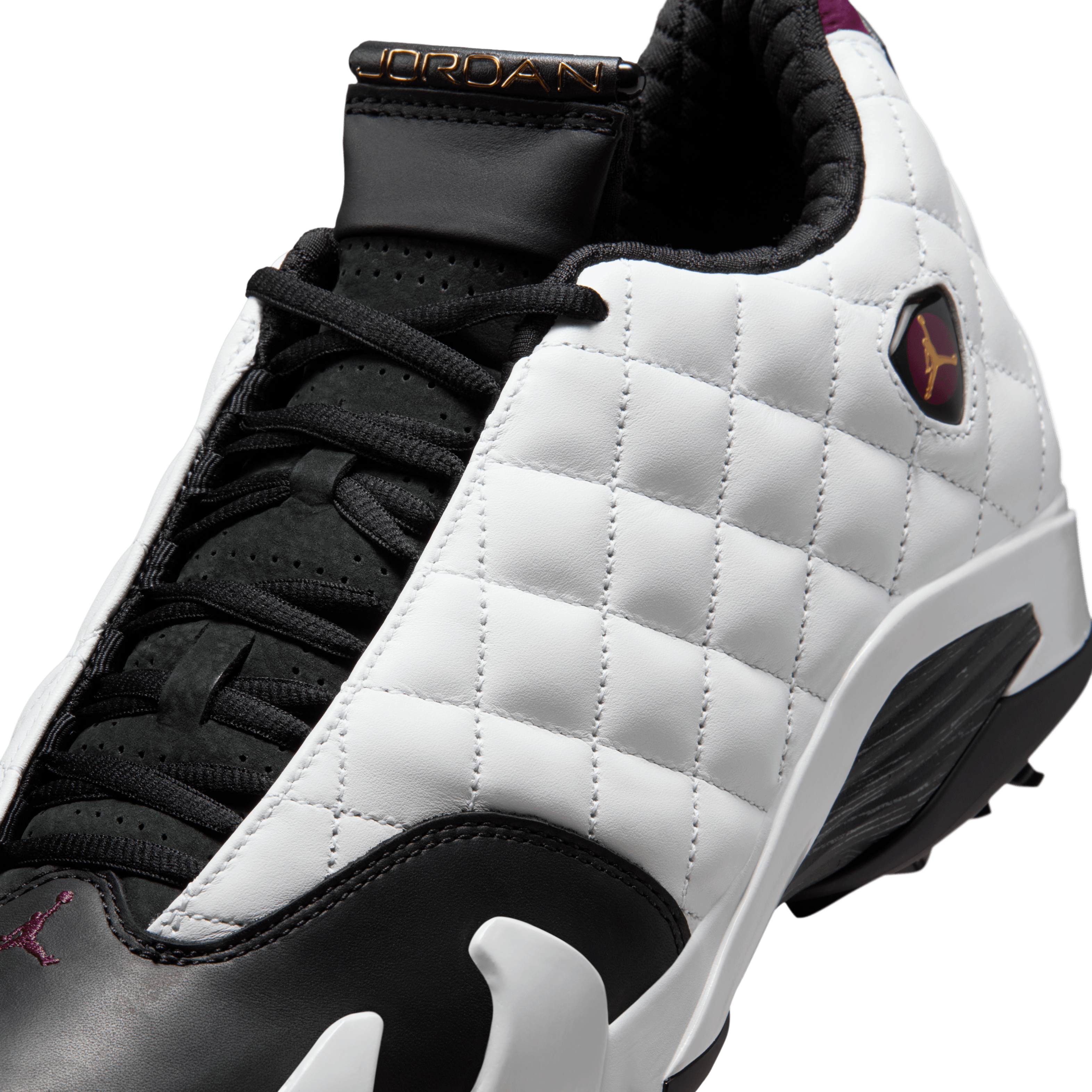 The Latest Golf Ready Air Jordan 14 is a Quilted Bordeaux Beauty