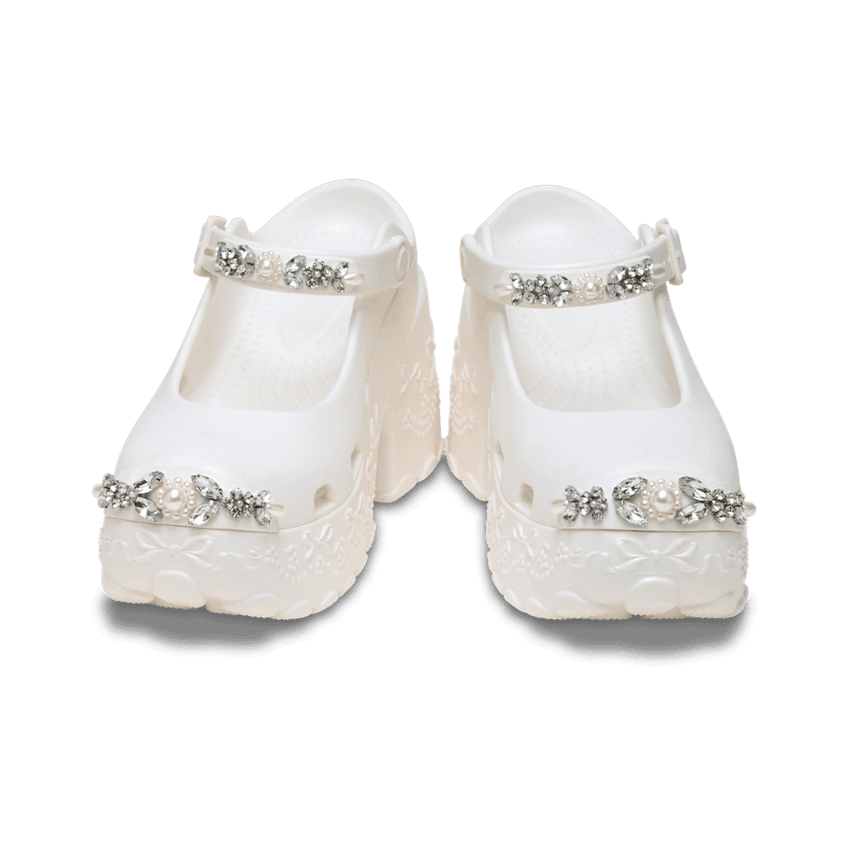 Crocs Ballerina Platform Simone Rocha Oyster - 211079-159