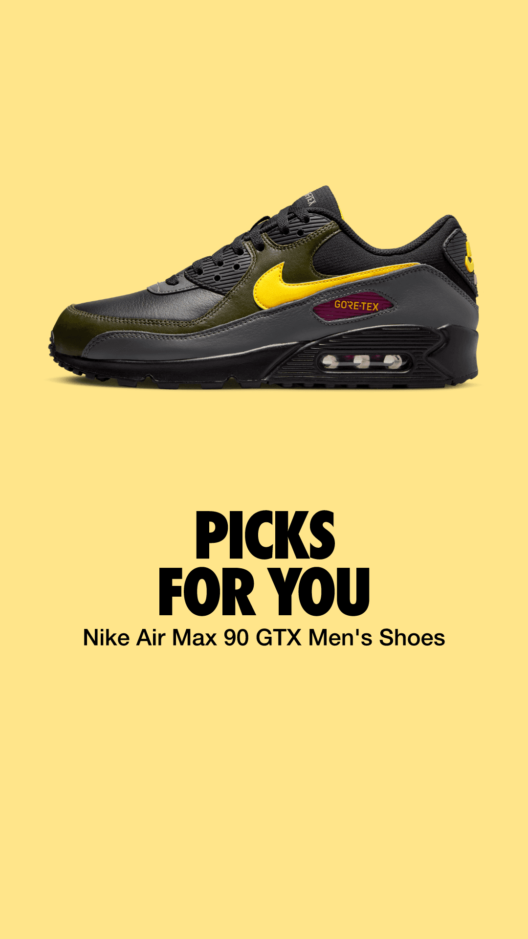 Nike Air Max 90 Gore-Tex Black Sequoia - DJ9779-001