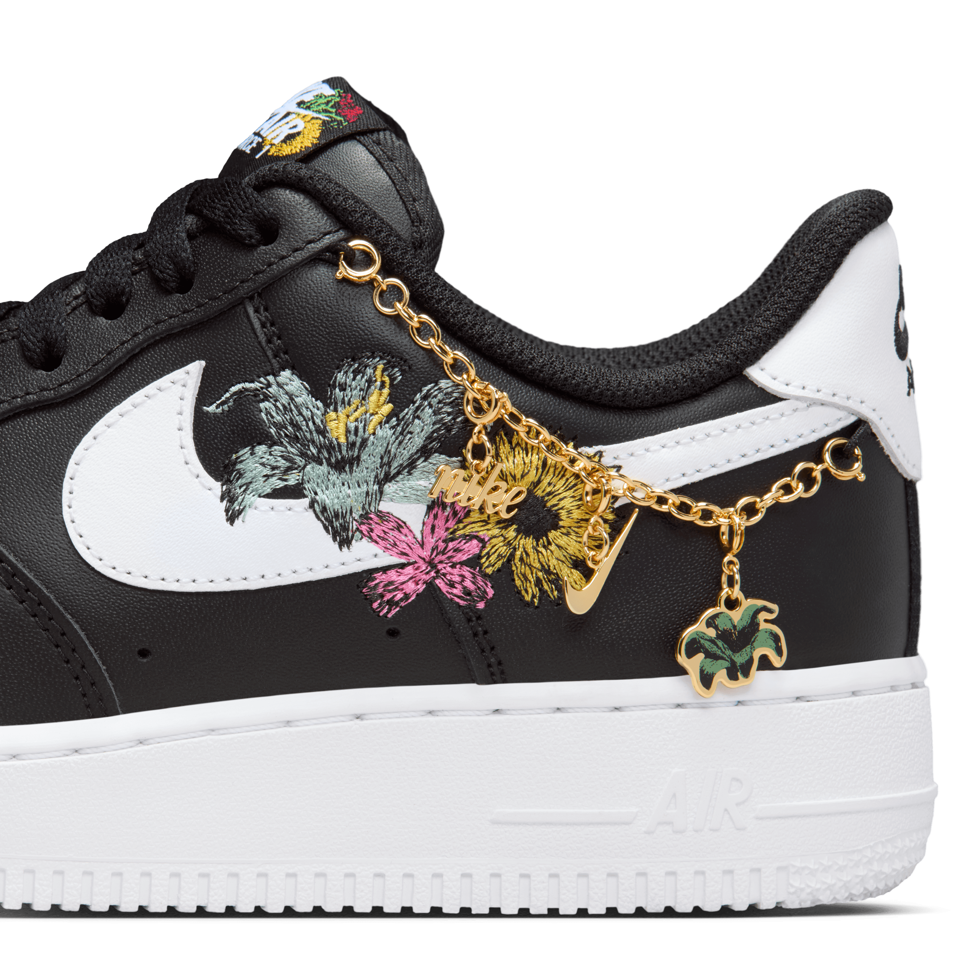 Nike Air Force 1 Low PRM Accepting All Flowers Black - IB6644-001
