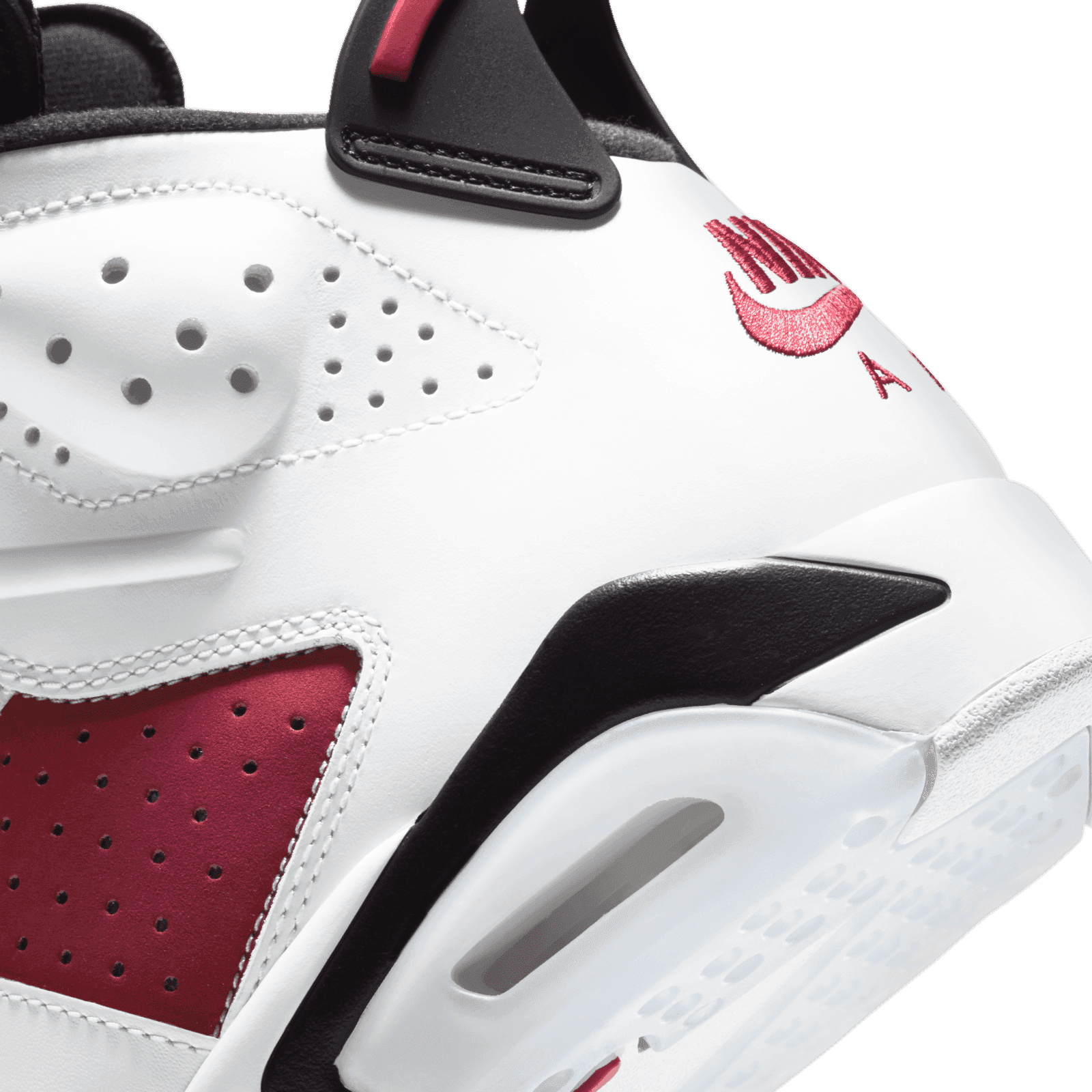 CT8529-106 Nike Air Jordan 6 Retro Carmine Red White Black