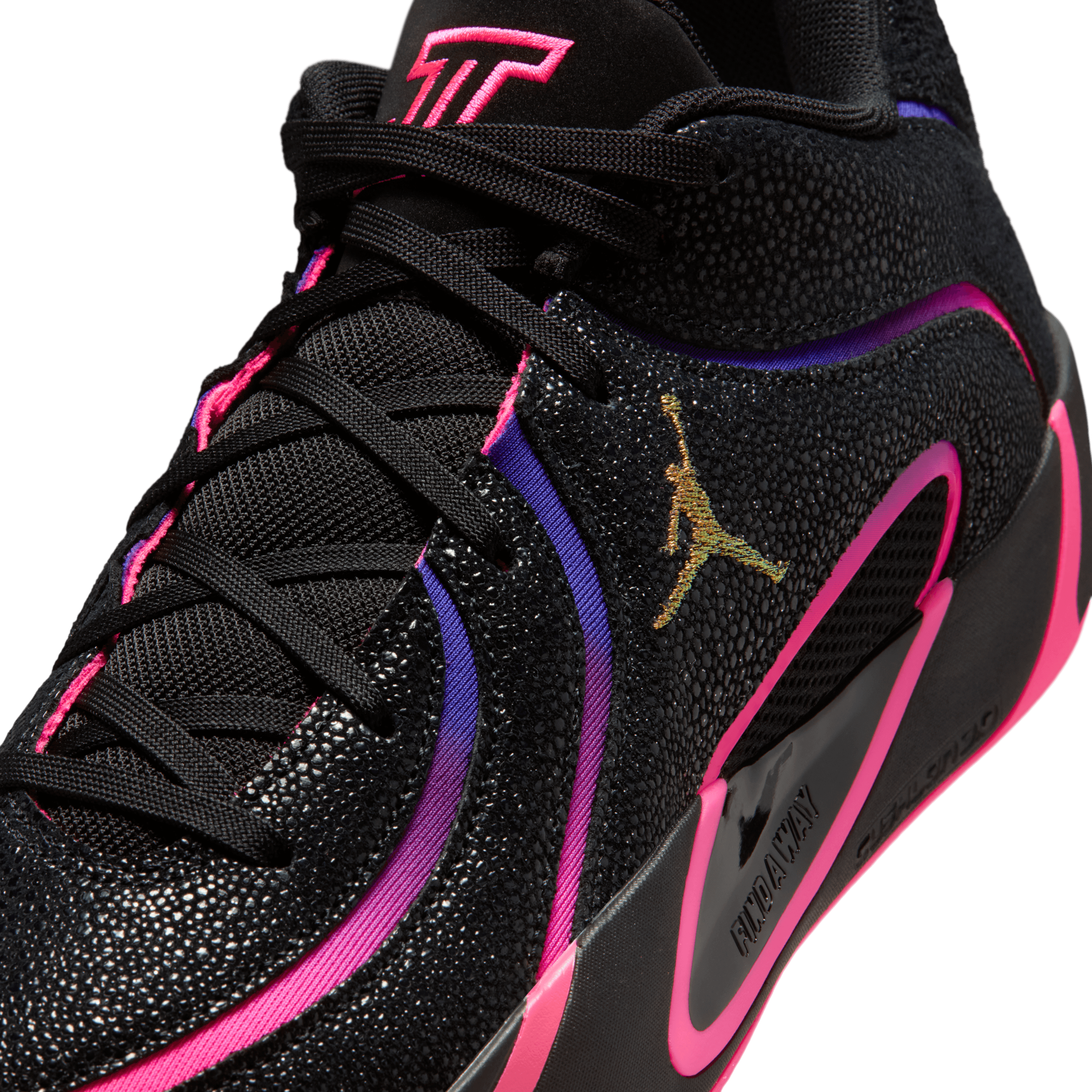 The Latest Jordan Tatum 4 is a Party of Pebbled Leather and Neon Pink
