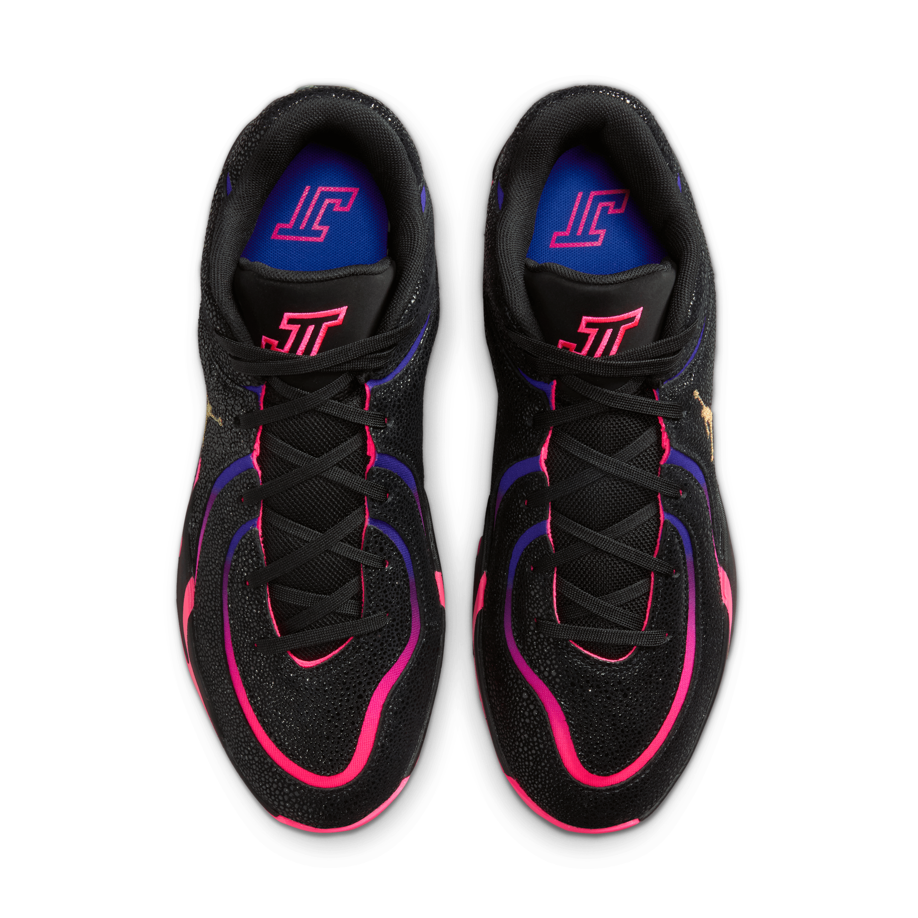 The Latest Jordan Tatum 4 is a Party of Pebbled Leather and Neon Pink