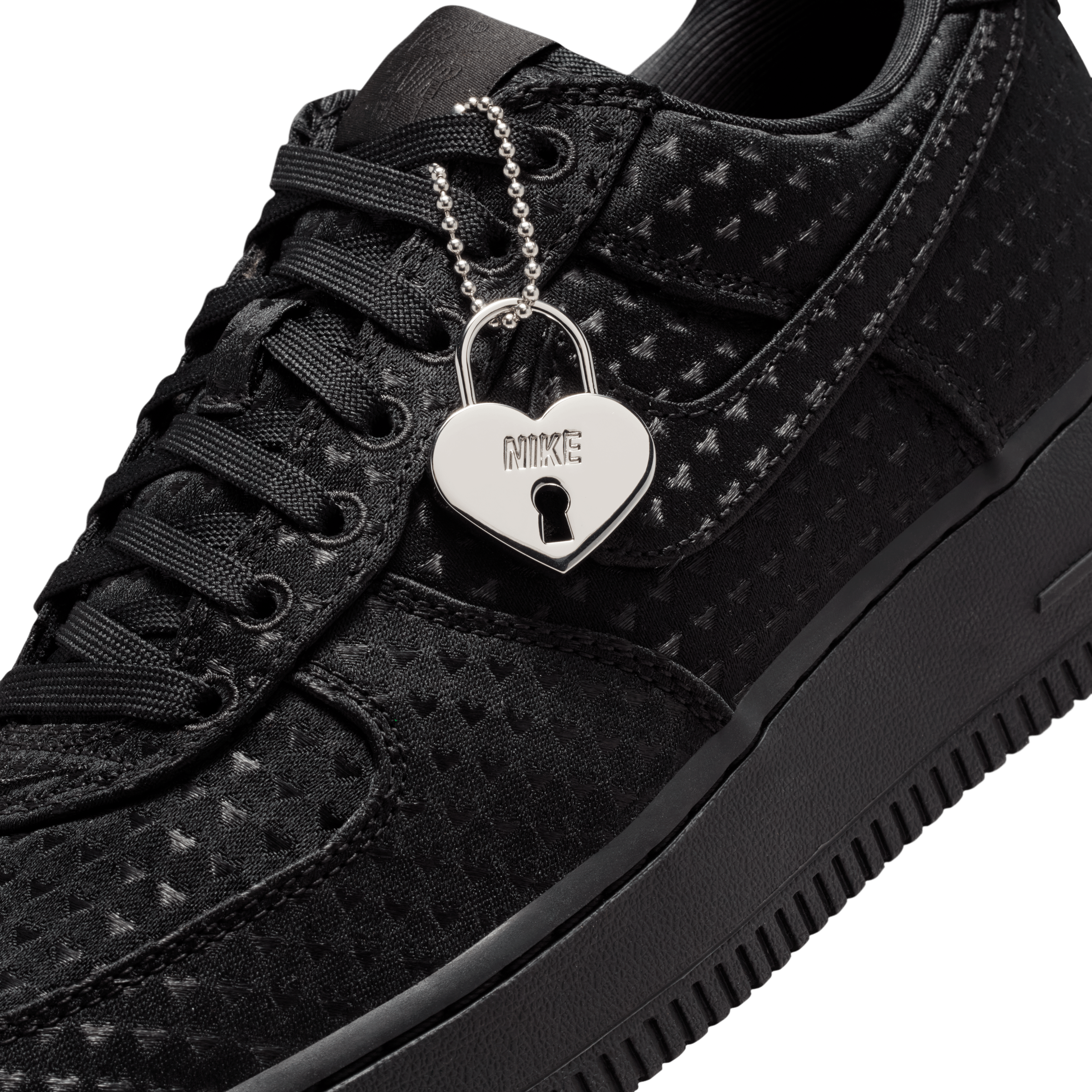 Nike Air Force 1 Low Valentine's Day Triple Black - IQ9965-001