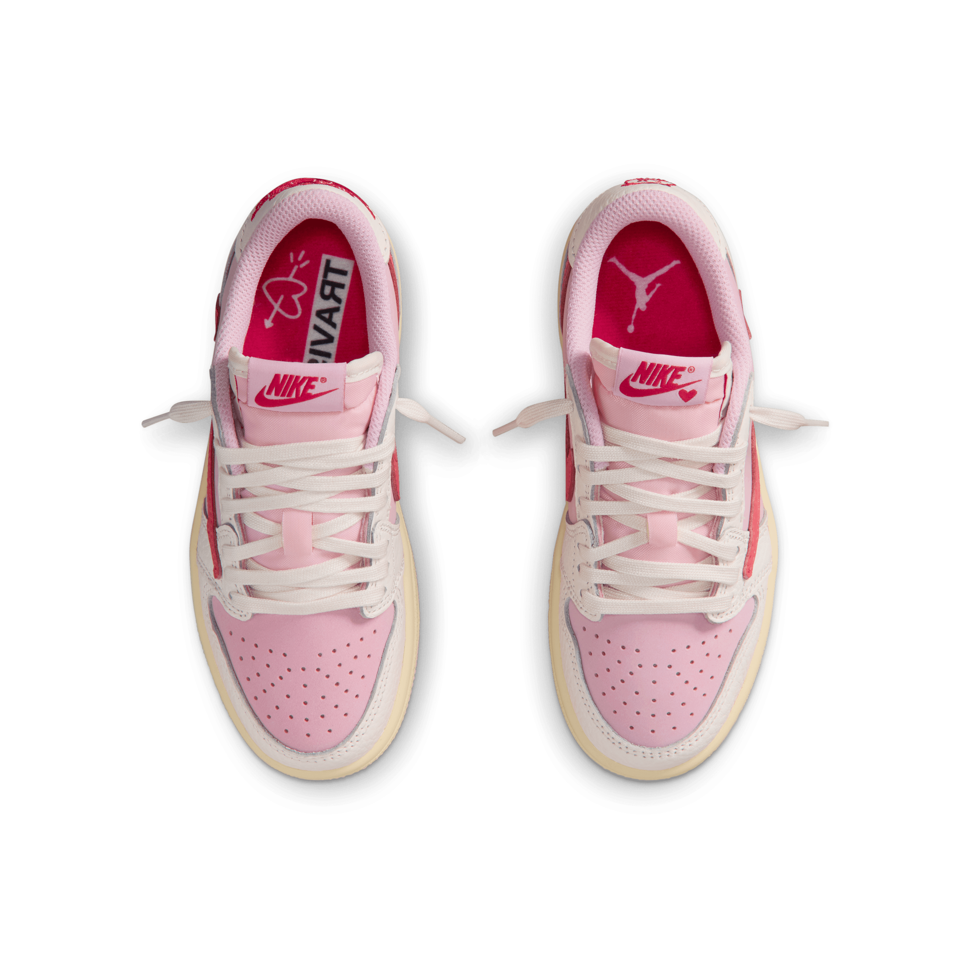 Air Jordan 1 Retro Low OG Travis Scott Sail Tropical Pink (PS