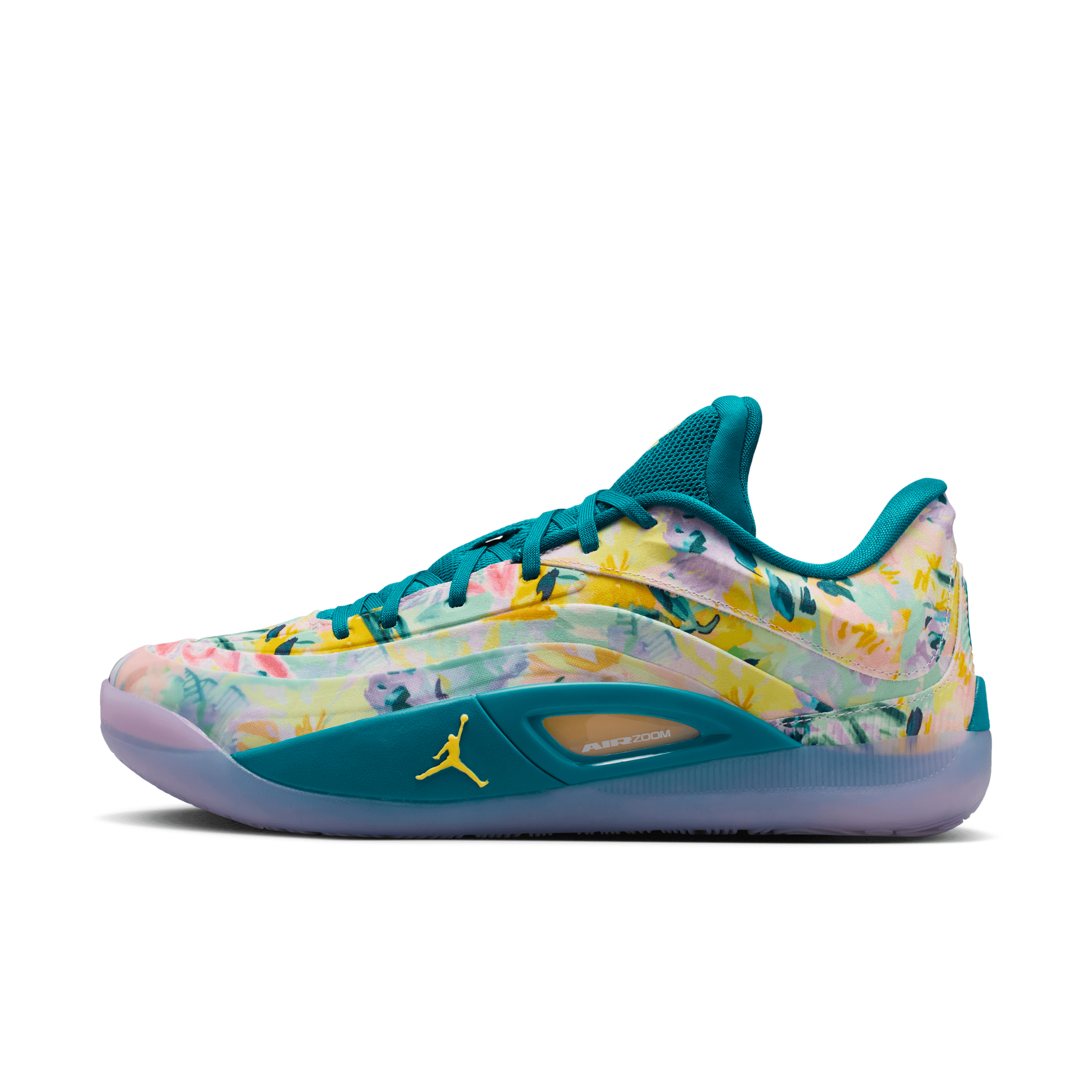 Jordan Goes Tropical on Flower Print Zion 4