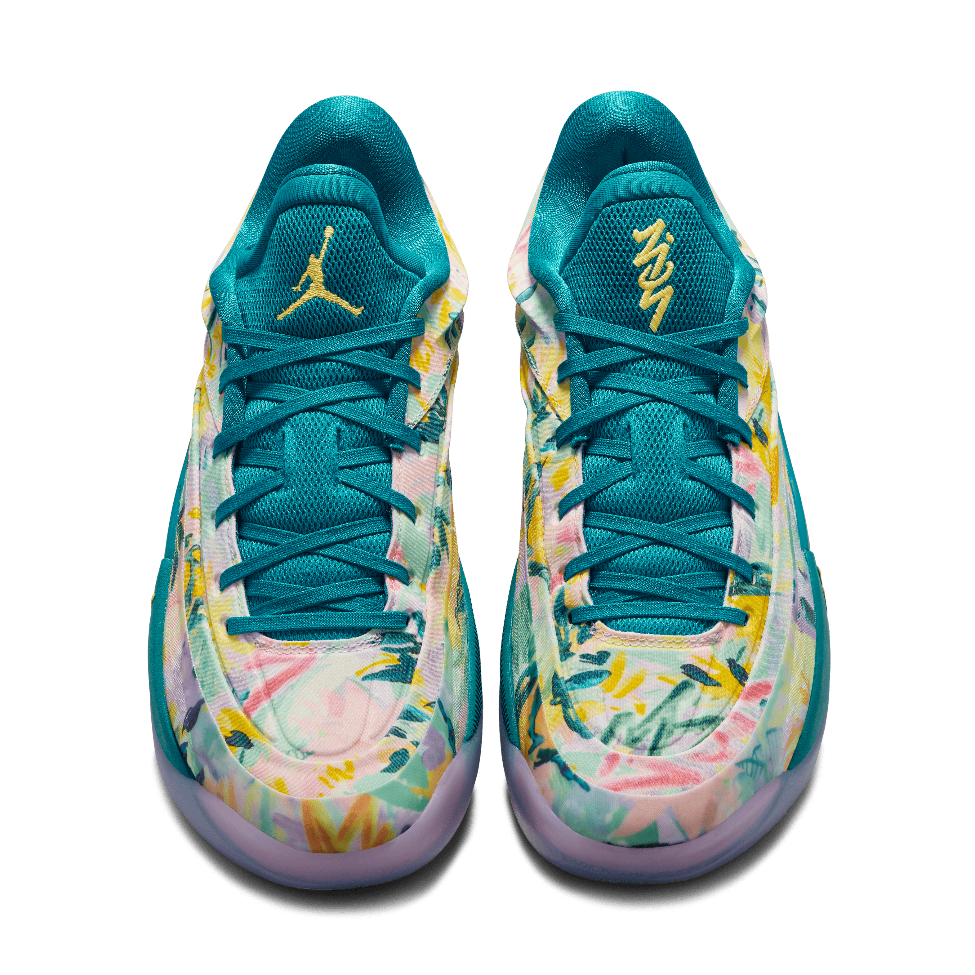 Jordan Goes Tropical on Flower Print Zion 4