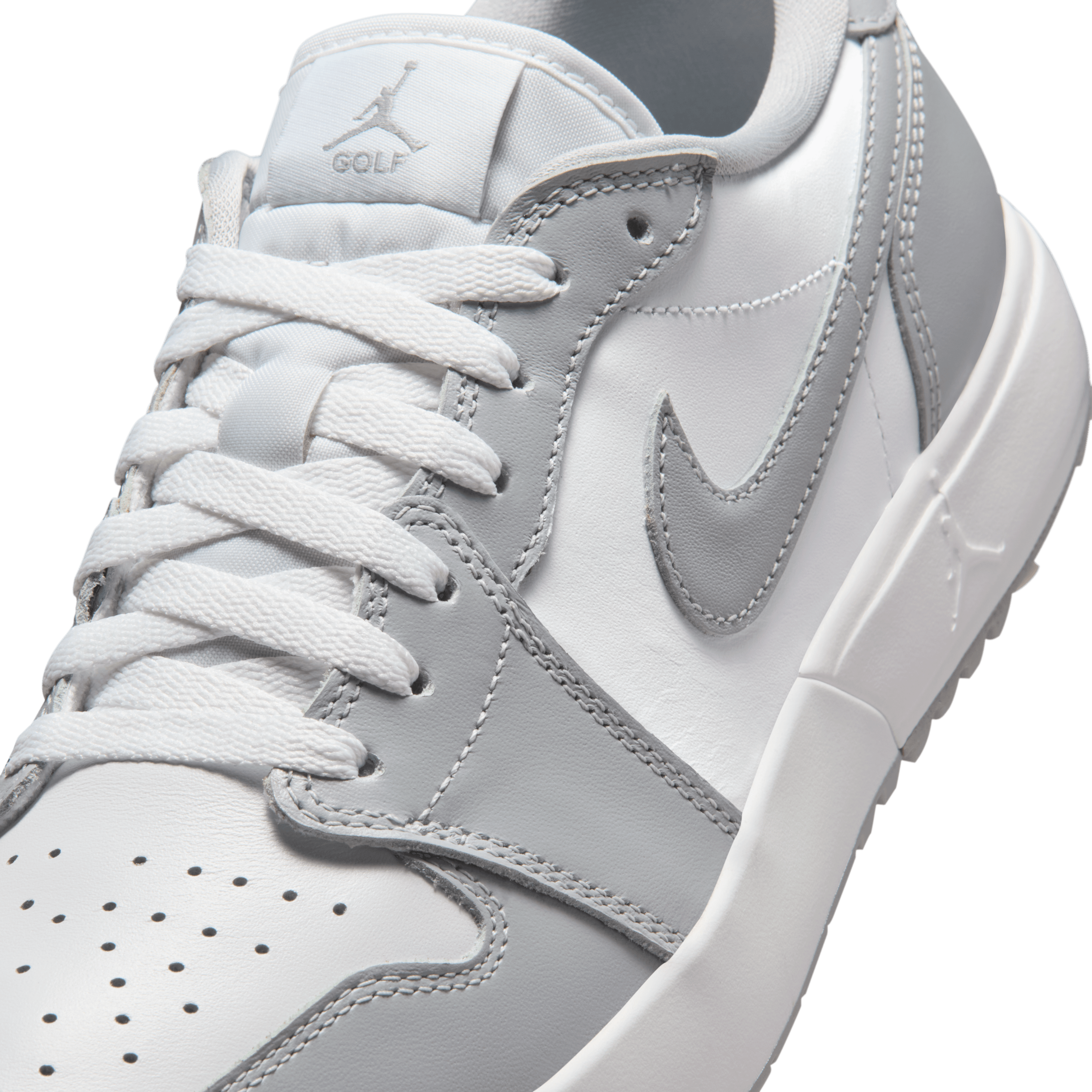 Air Jordan 1 Low Golf Wolf Grey White - IQ3417-001