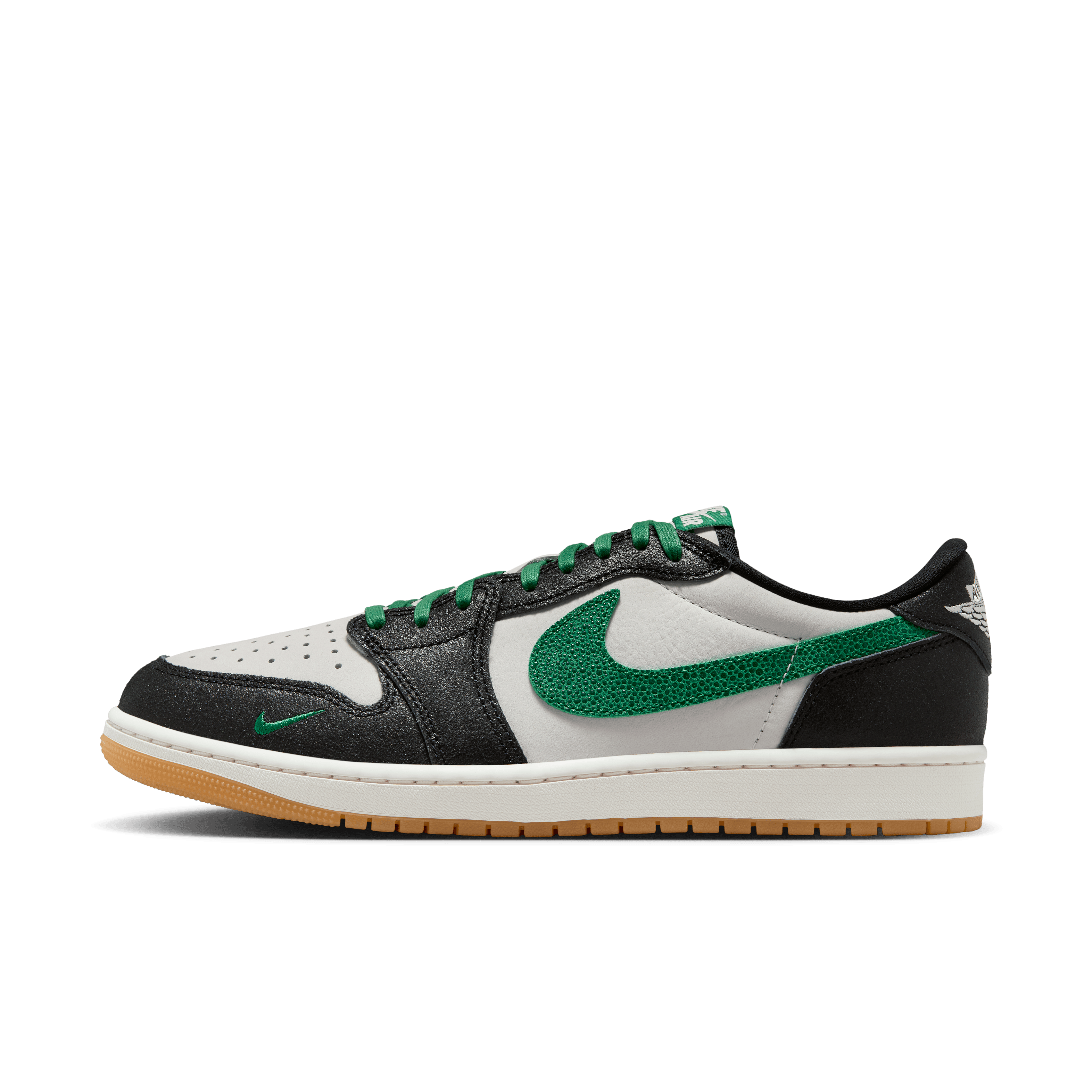 This Air Jordan 1 Low OG is Covered in Cracked Leather and