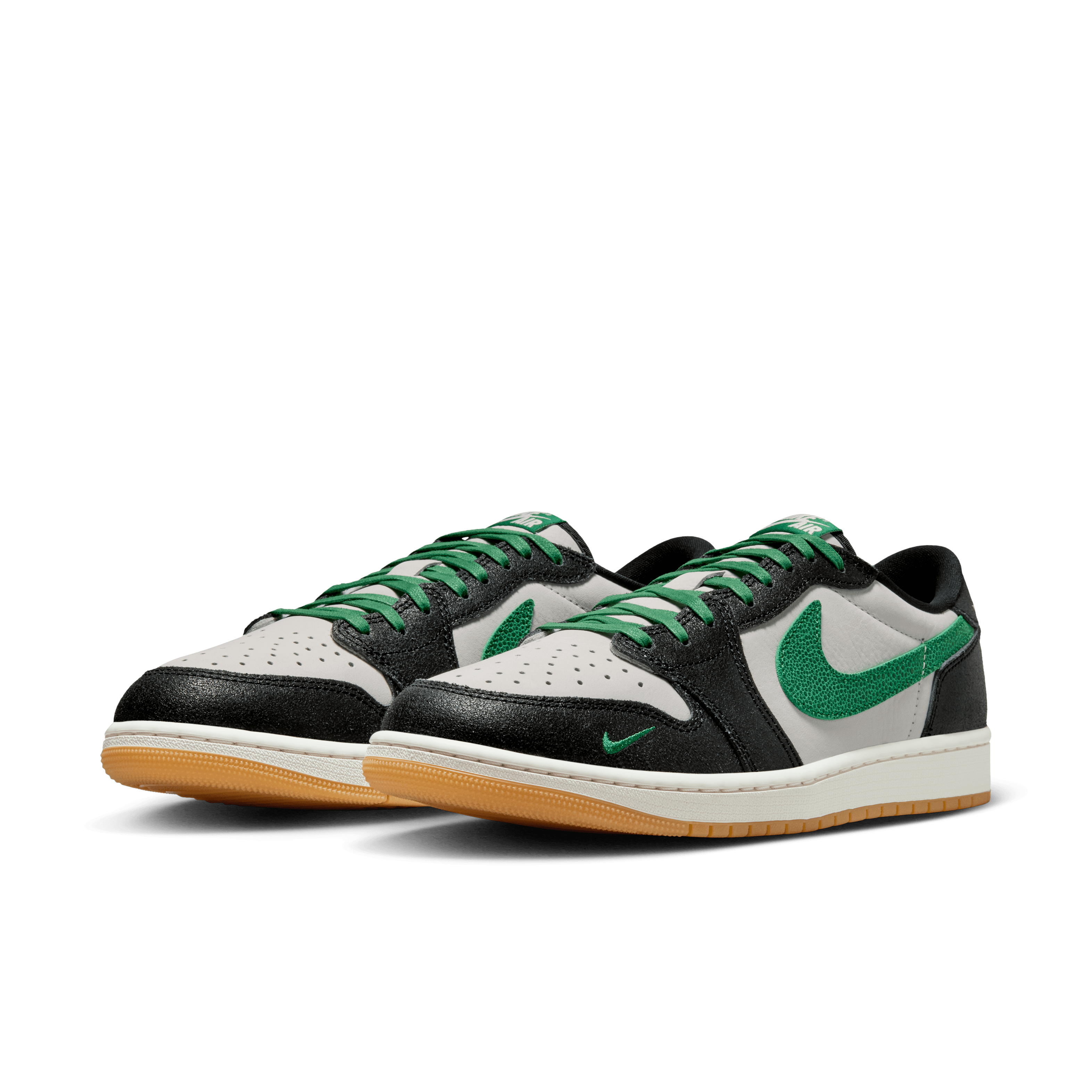 This Air Jordan 1 Low OG is Covered in Cracked Leather and