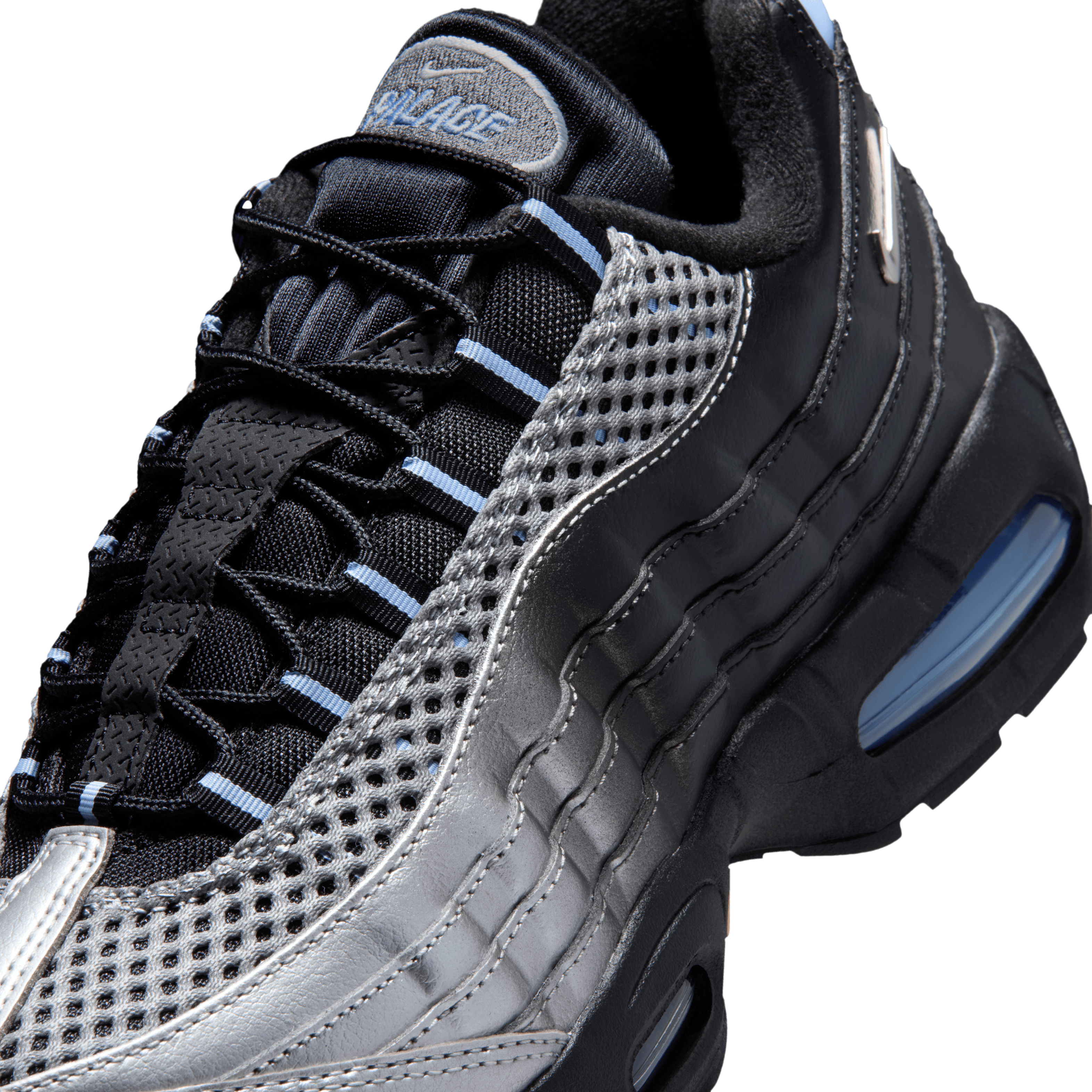 Palace Skateboards and Nike Debut a Silver and Black Gradient Air