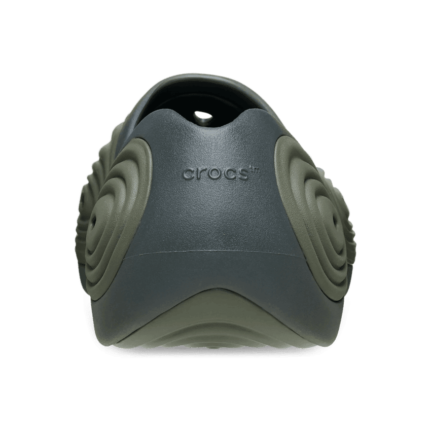The Crocs Ripple is Futuristic in Graphite and Olive Green