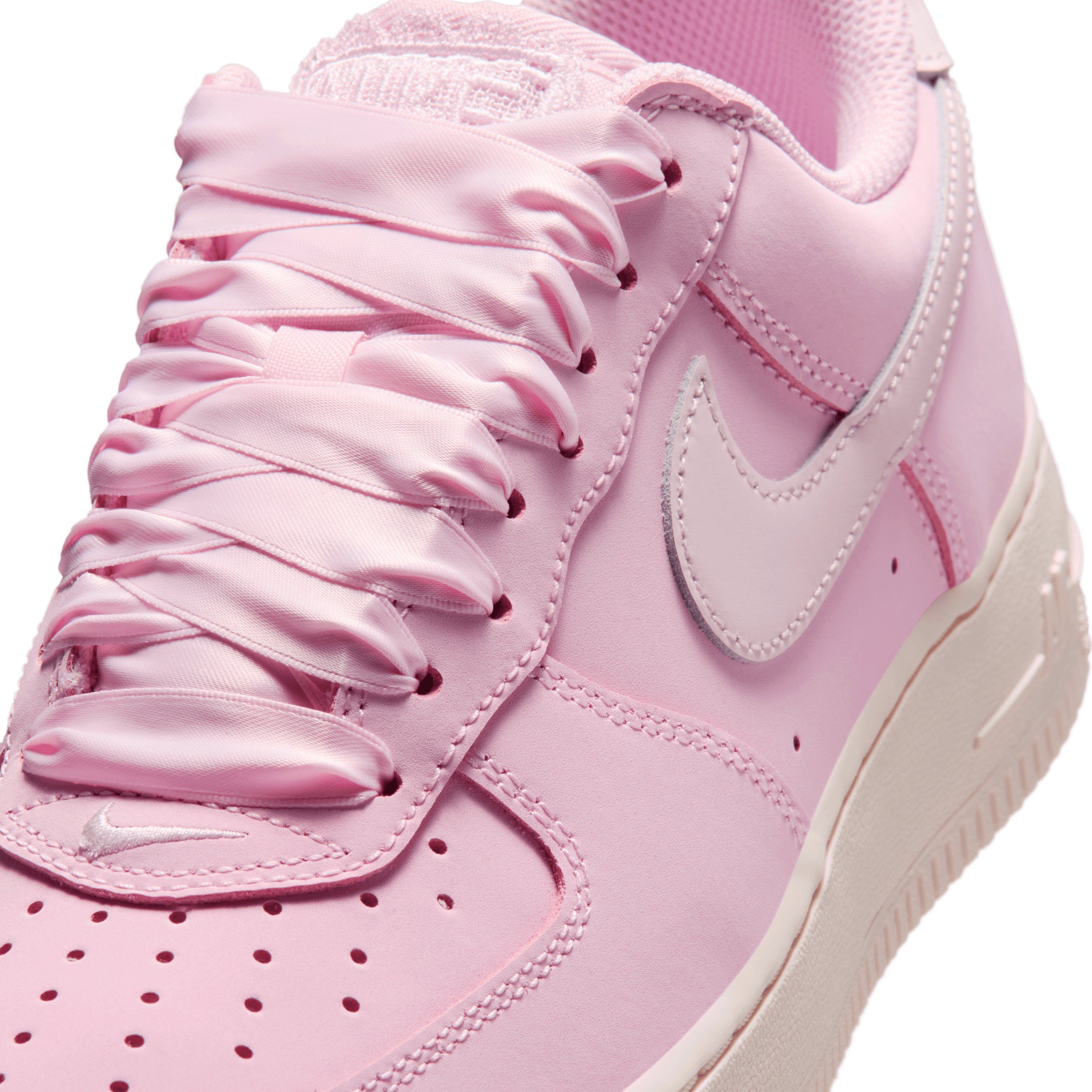 Nike Air Force 1 Low Premium Ribbon Lace Pink Foam (W) - IR0871-600