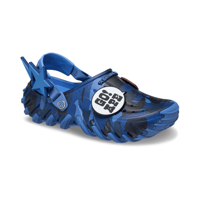 Crocs Echo RO Clog BAPE Navy - 213140-4SN Raffles & Where to Buy