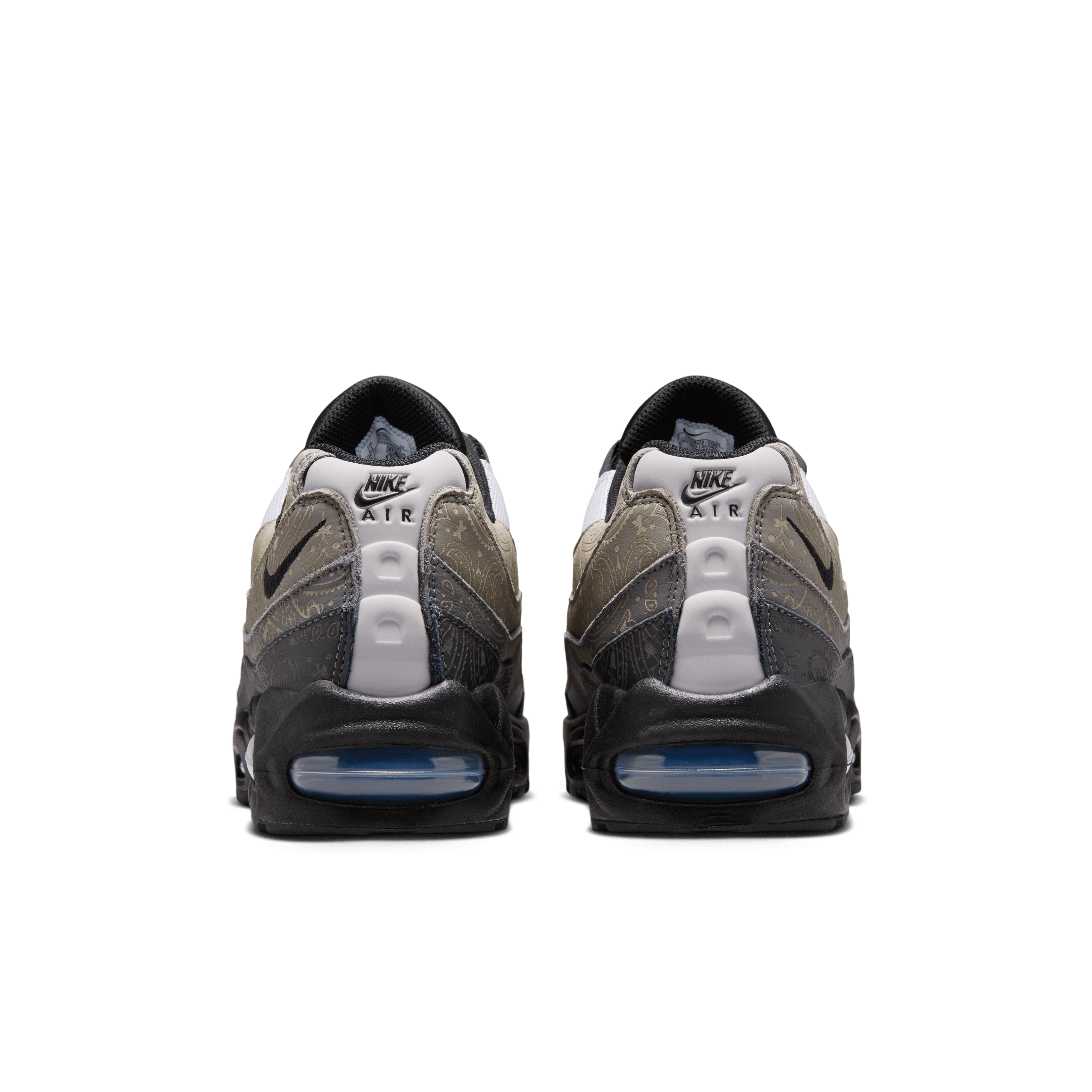 This Big Bubble Air Max 95 is Covered in Laser-Cut Paisley Print