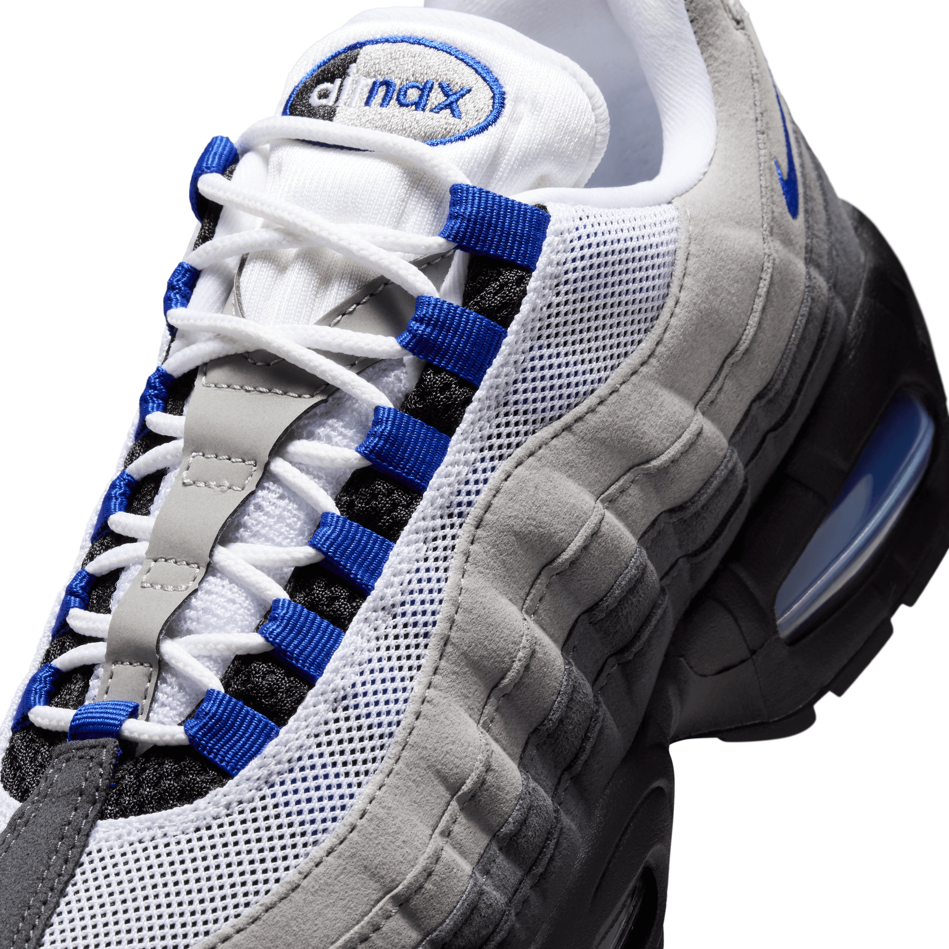 靴 NIKE W AIR MAX 95 BIG BUBBLE OLD The Nike Air 95 Big Bubble Old Royal is Burnin' Blue