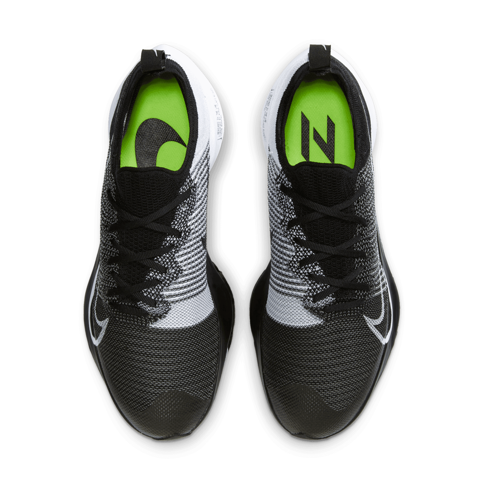Nike Air Zoom Tempo Next% Flyknit Black White - CI9923-001