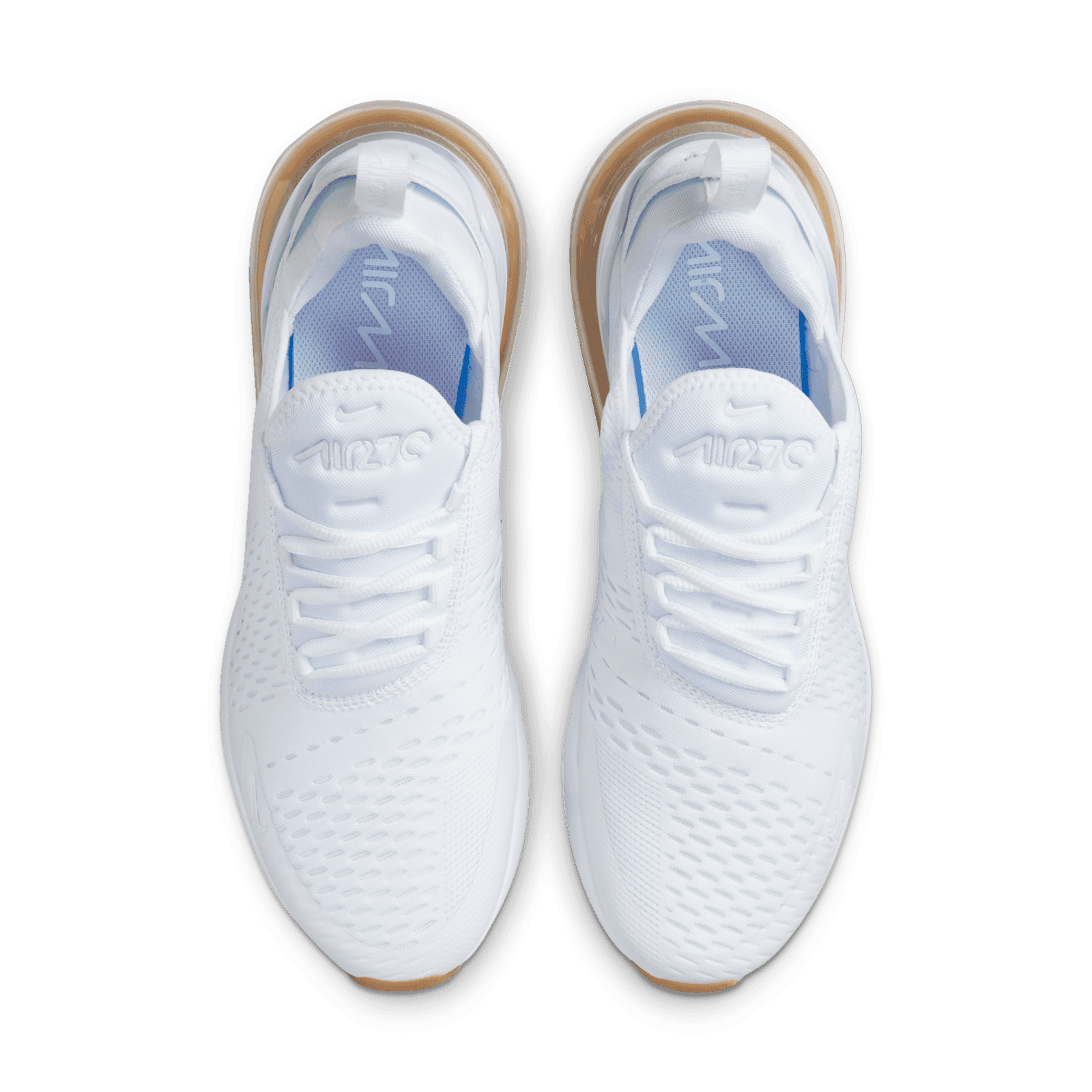 air max 270 white with gum bottom