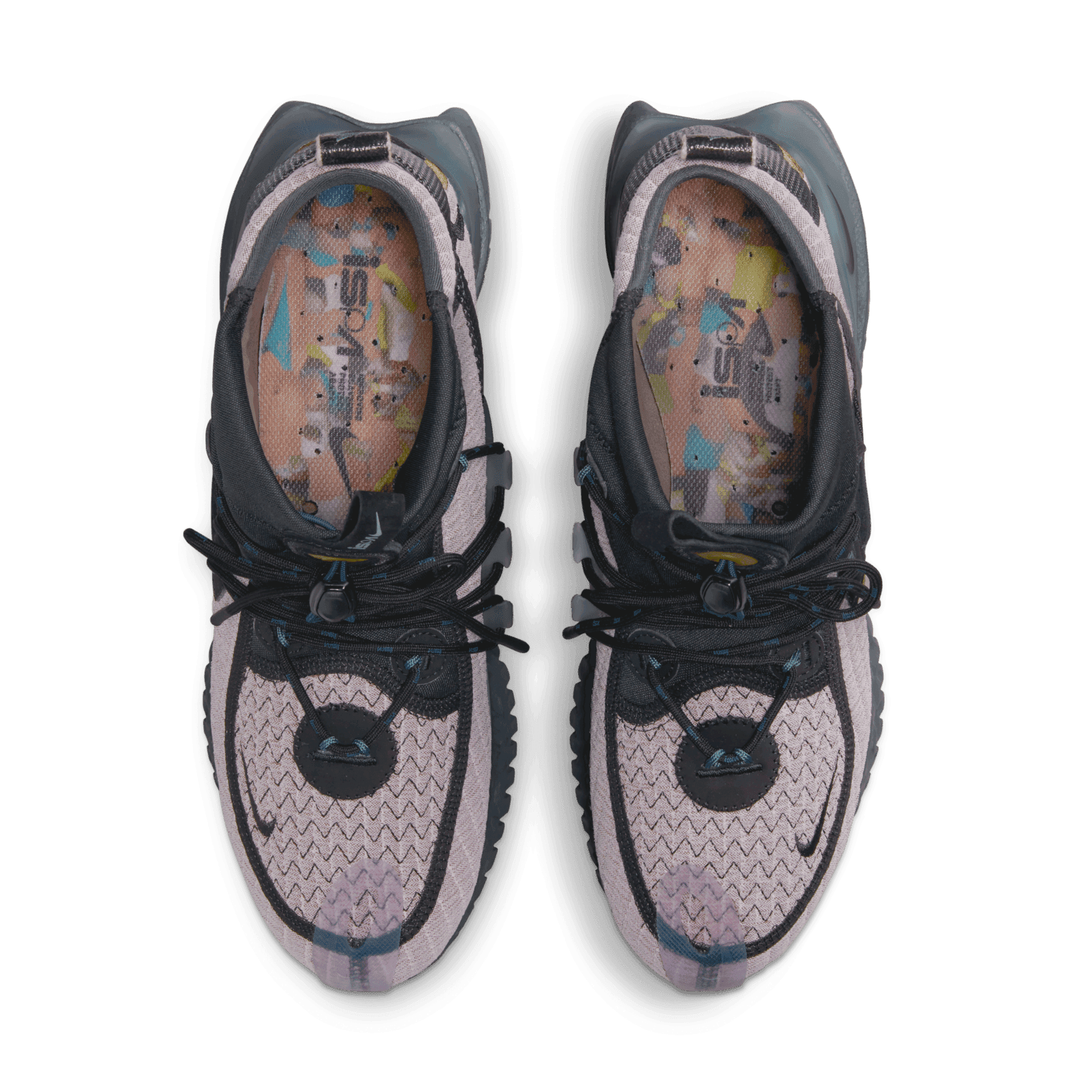 Dh4026-200 Size 13  Nike Flow 20 Ispa Se Grey Black Grey Nike Flow 2020 ISPA SE Smokey Mauve Black Sneakers DH4026  main image 3
