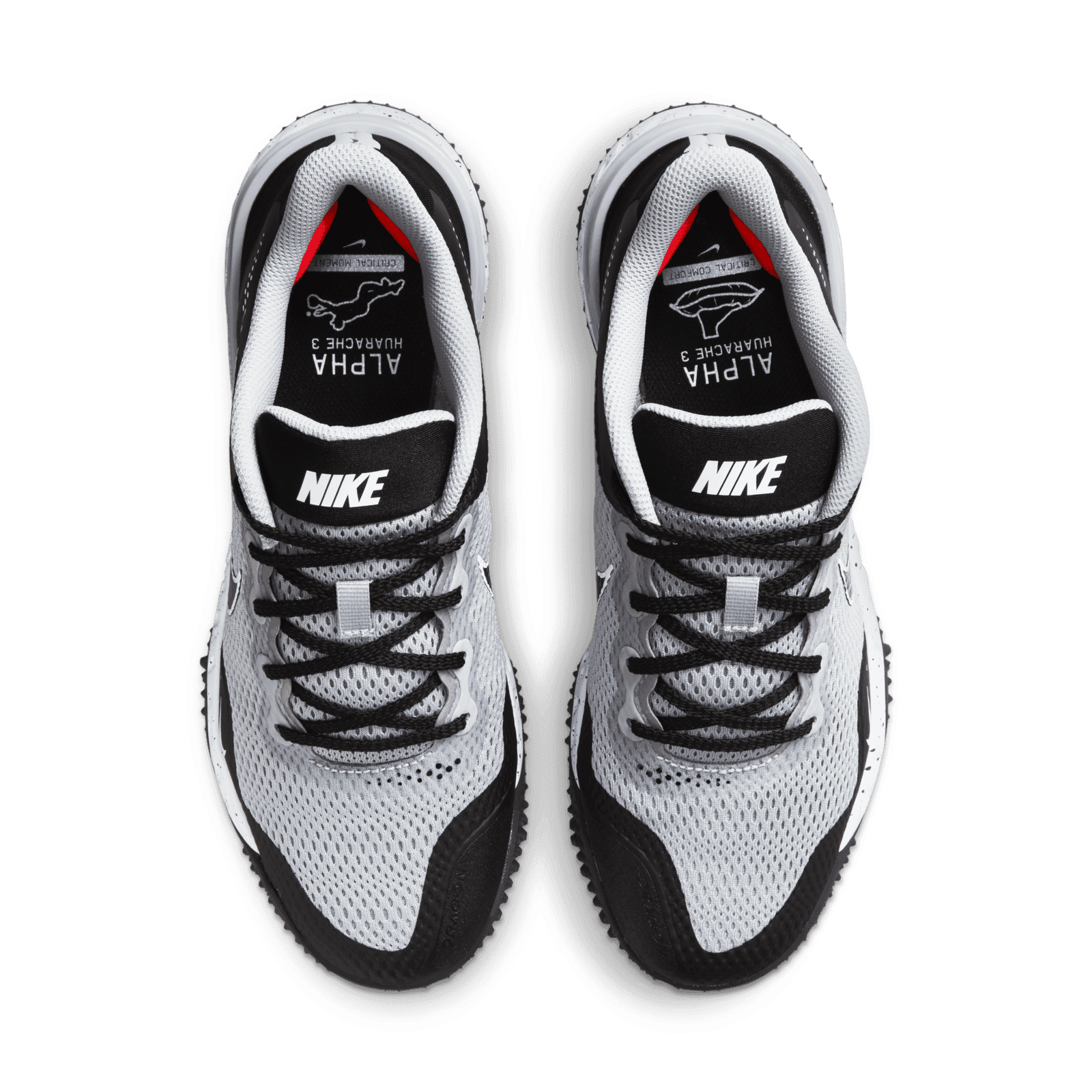 Nike Alpha Huarache Elite 3 Turf Light Smoke Grey Black - CK0748-011