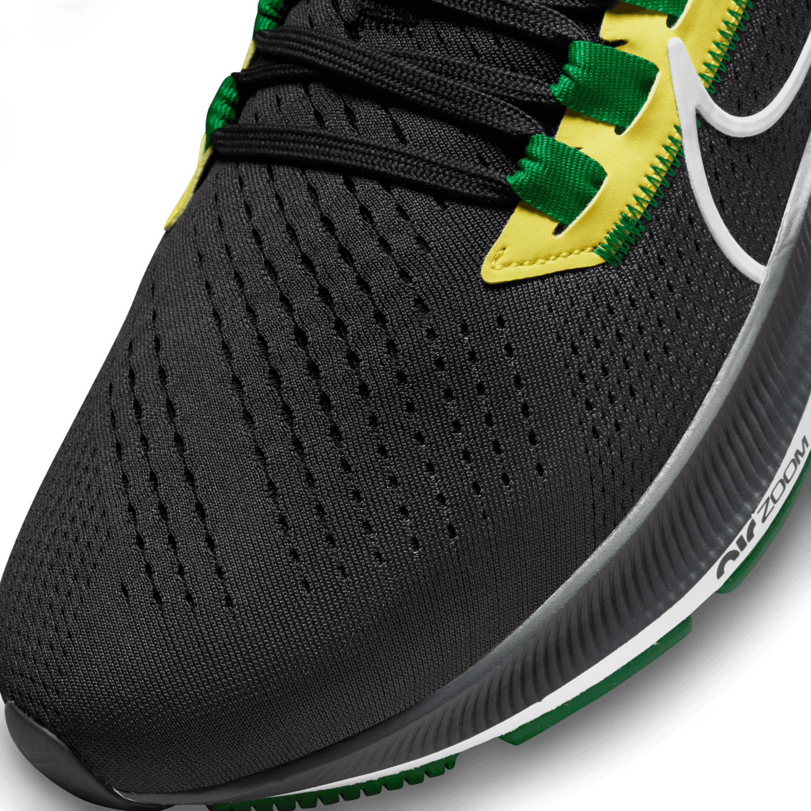 Oregon Ducks Nike Air Zoom Pegasus 38 Team Issued PE 2021 Player Exclusive Nike Air Zoom Pegasus 38 Oregon Ducks - DJ0840-001 main image 4