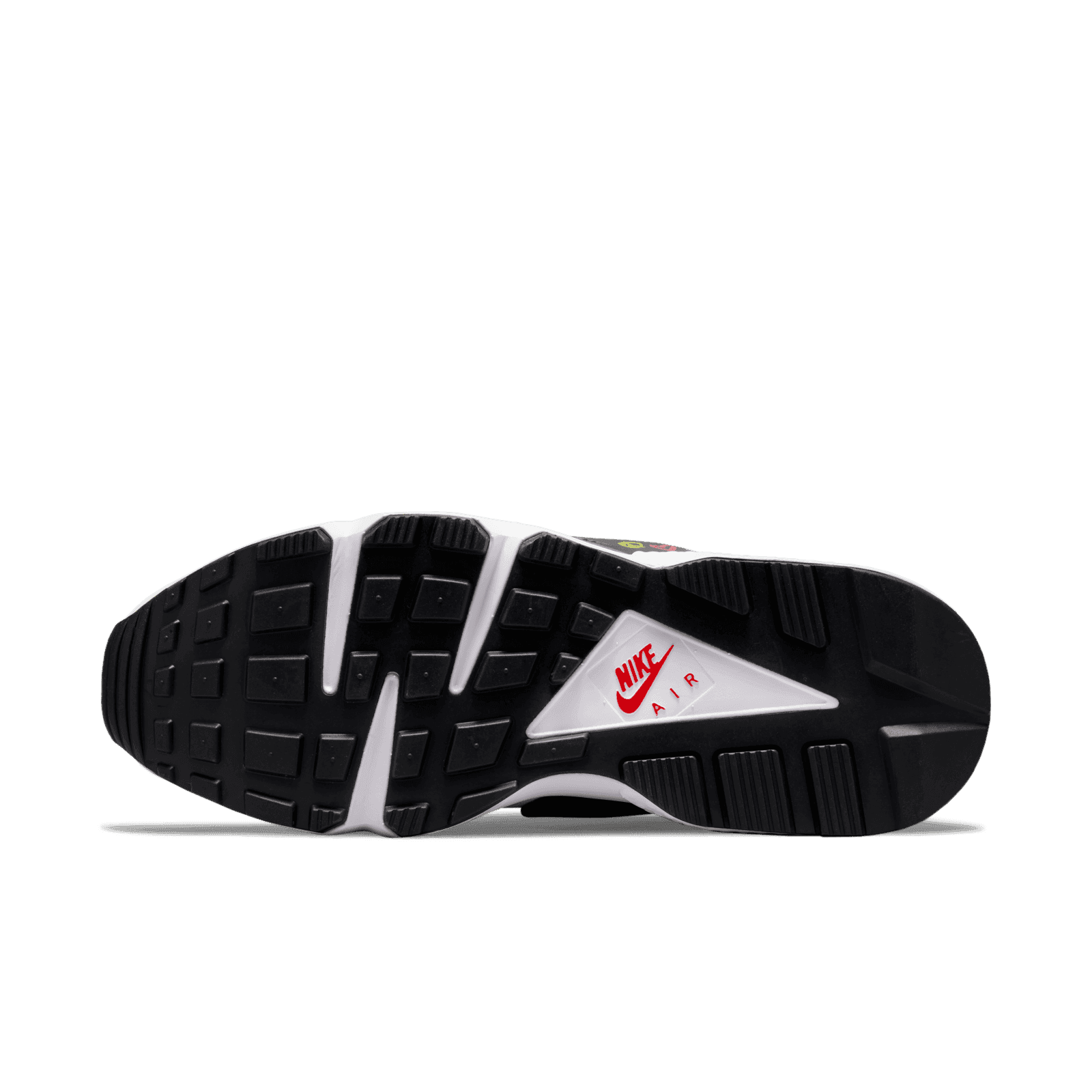 Nike Air Huarache Peace Love Swoosh Shoes Men Size 11.5 White Black Low Sneakers On Sale: Nike Air Huarache  main image 3