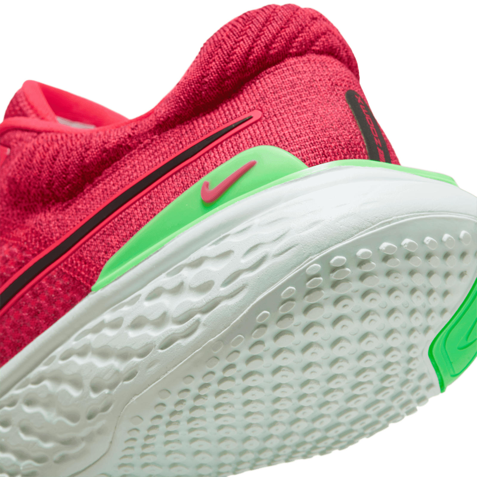 Nike ZoomX Invincible Run Flyknit 2 Mens 12.5 Red Green DH5425-600 Excellent Nike ZoomX Invincible Run Flyknit 2 Siren Red | Mercari main image 4