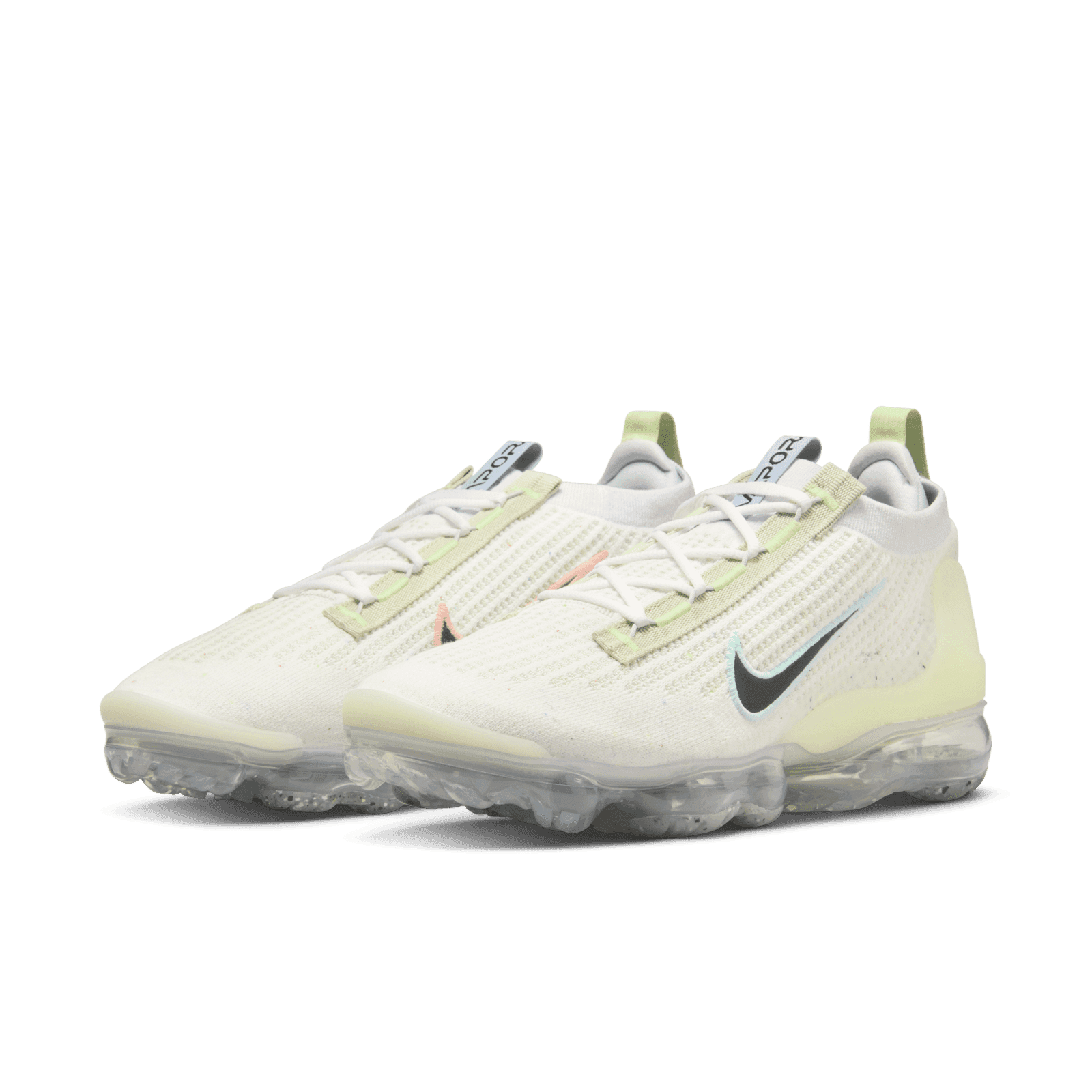 Nike Air VaporMax 2021 FK Mismatched Swoosh White - DQ7633-100 Release Info