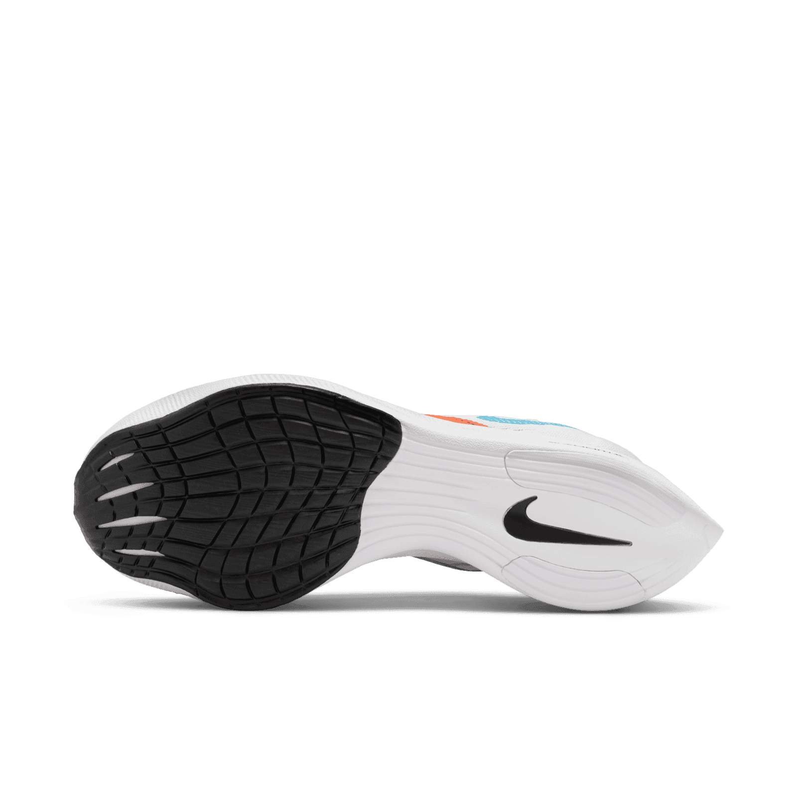Nike ZoomX Vaporfly Next% 2 White Laser Blue Rush Orange - CU4123-102