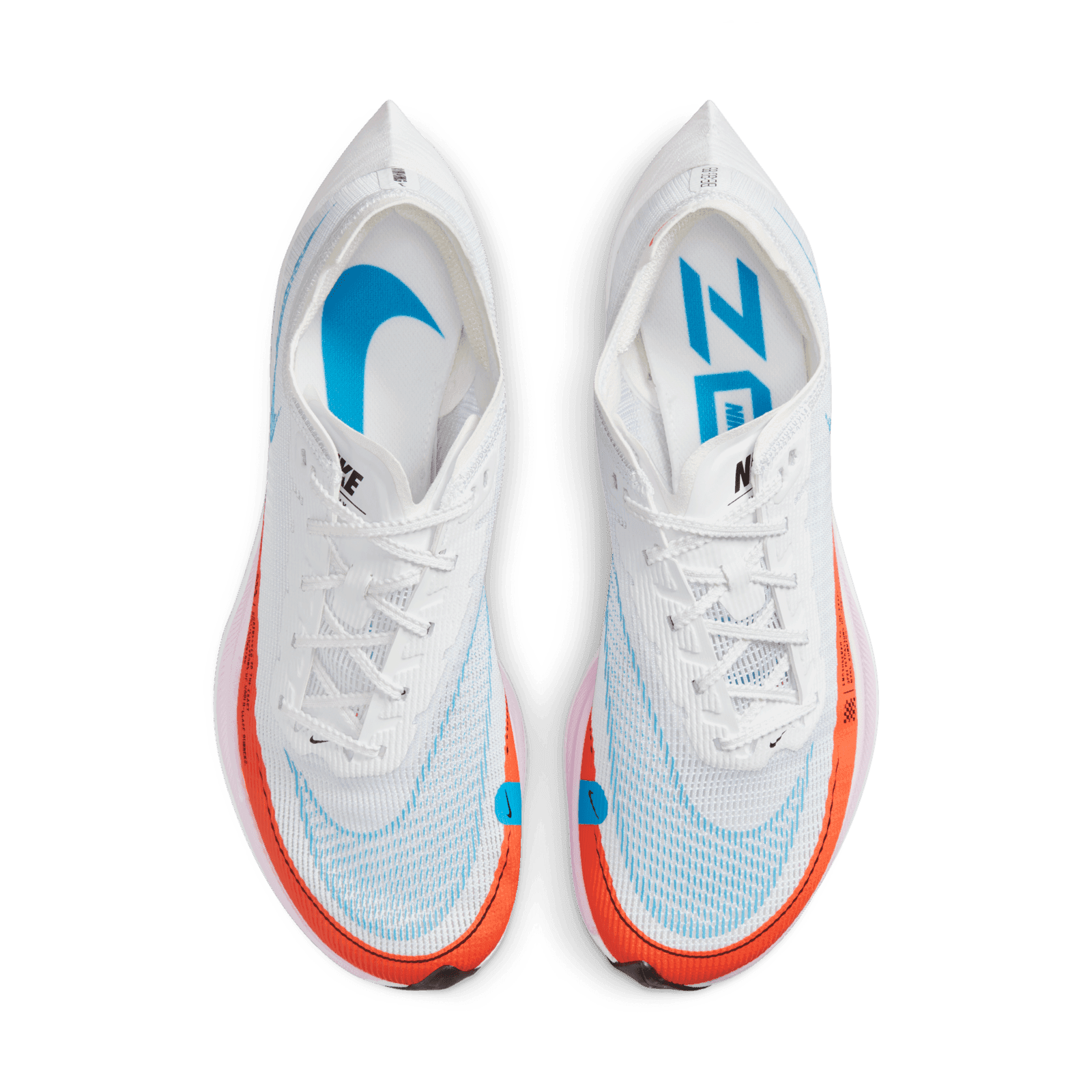 Nike ZoomX Vaporfly NEXT% 2 ホワイト/レッド/ブルー Nike ZoomX Vaporfly Next% 2 White Laser Blue Rush Orange