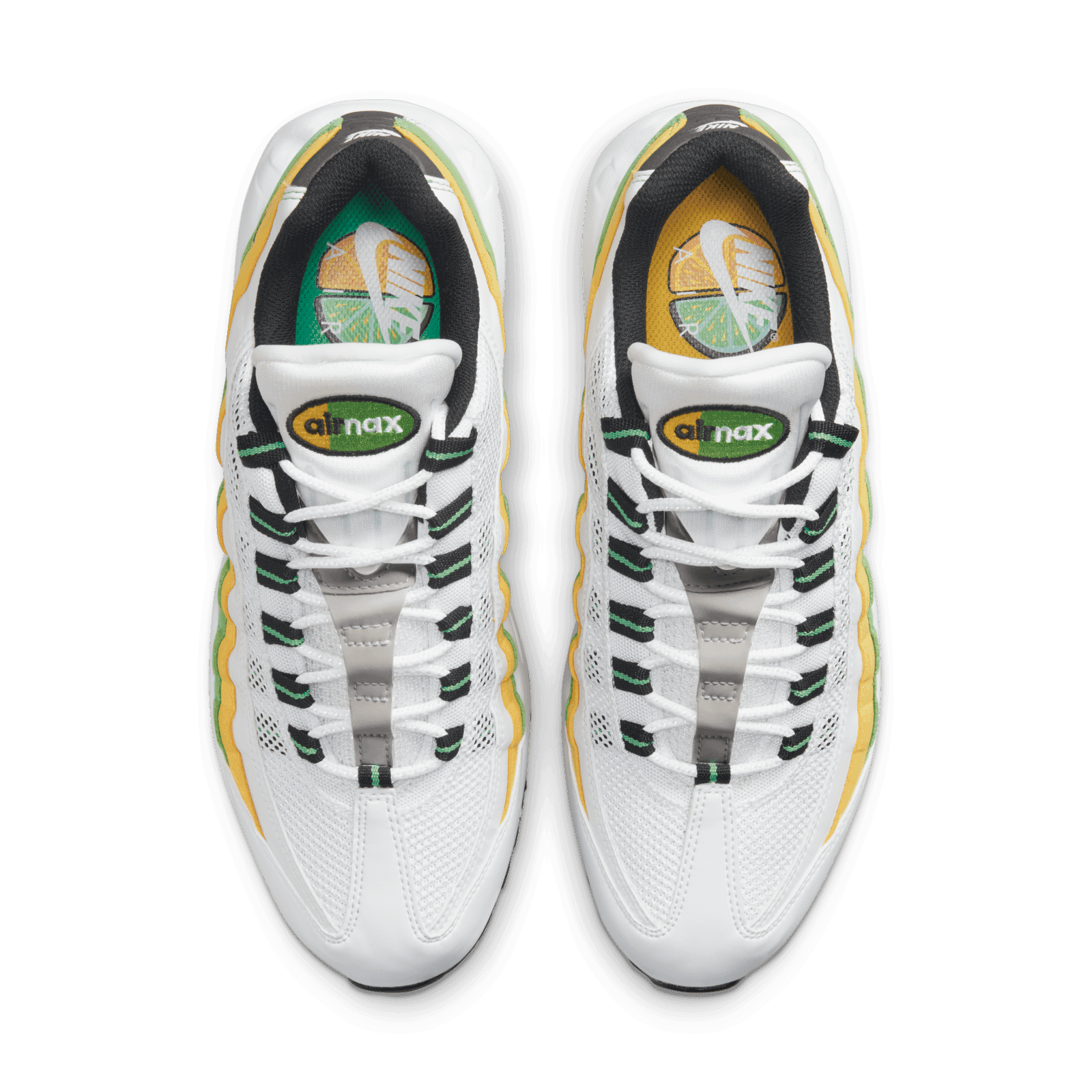 Nike Air Max 95 Essential White Green Apple Tour Yellow