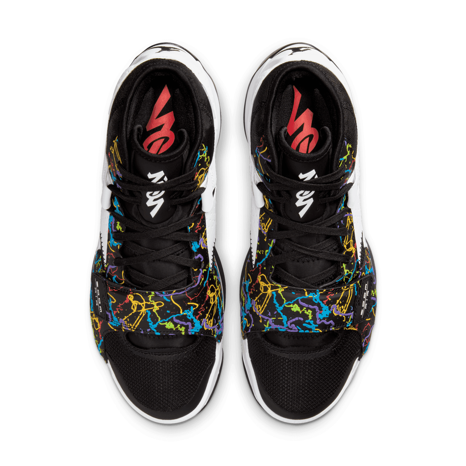 Jordan Zion 2 Noah White Black Multi-Color - DO9071-003