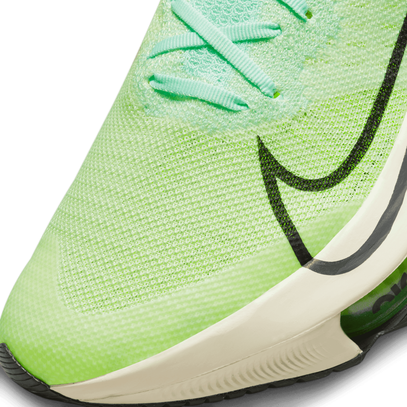 Nike Air Zoom Tempo Next% Flyknit Barely Volt Mint Foam 