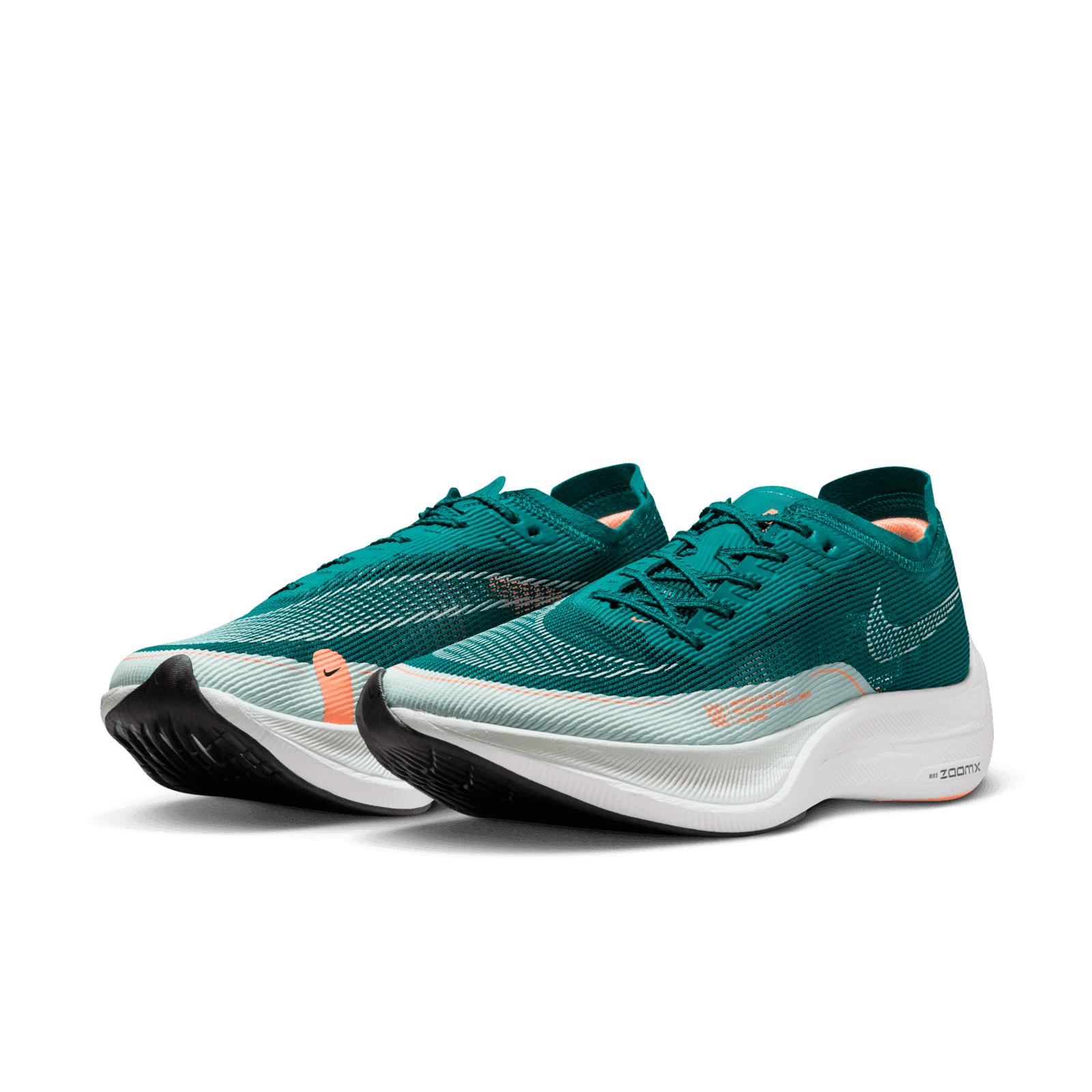 Nike ZoomX Vaporfly Next% 2 Bright Spruce Peach Cream - CU4111-301