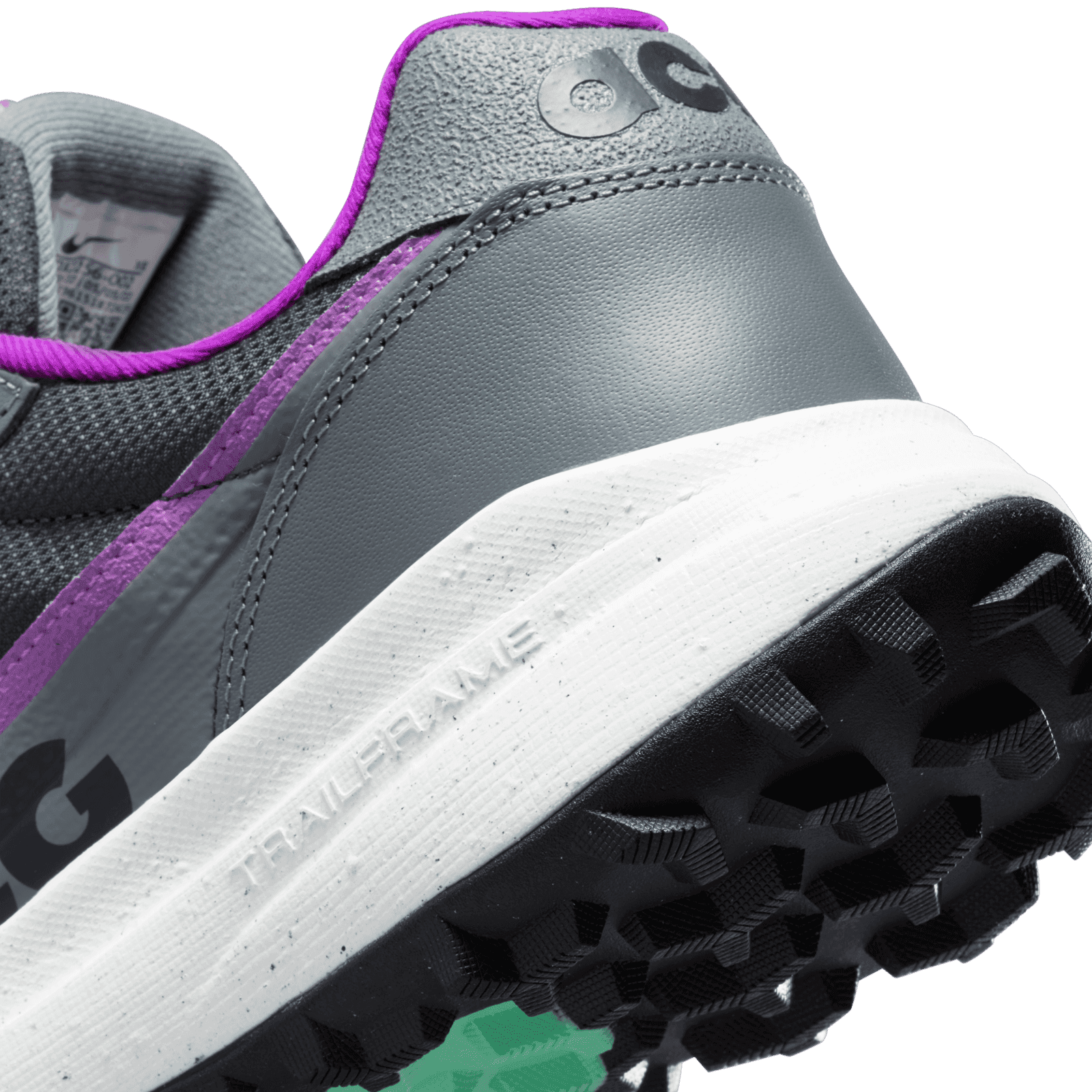 Nike ACG Lowcate Smoke Grey Dark Smoke Grey Vivid Purple