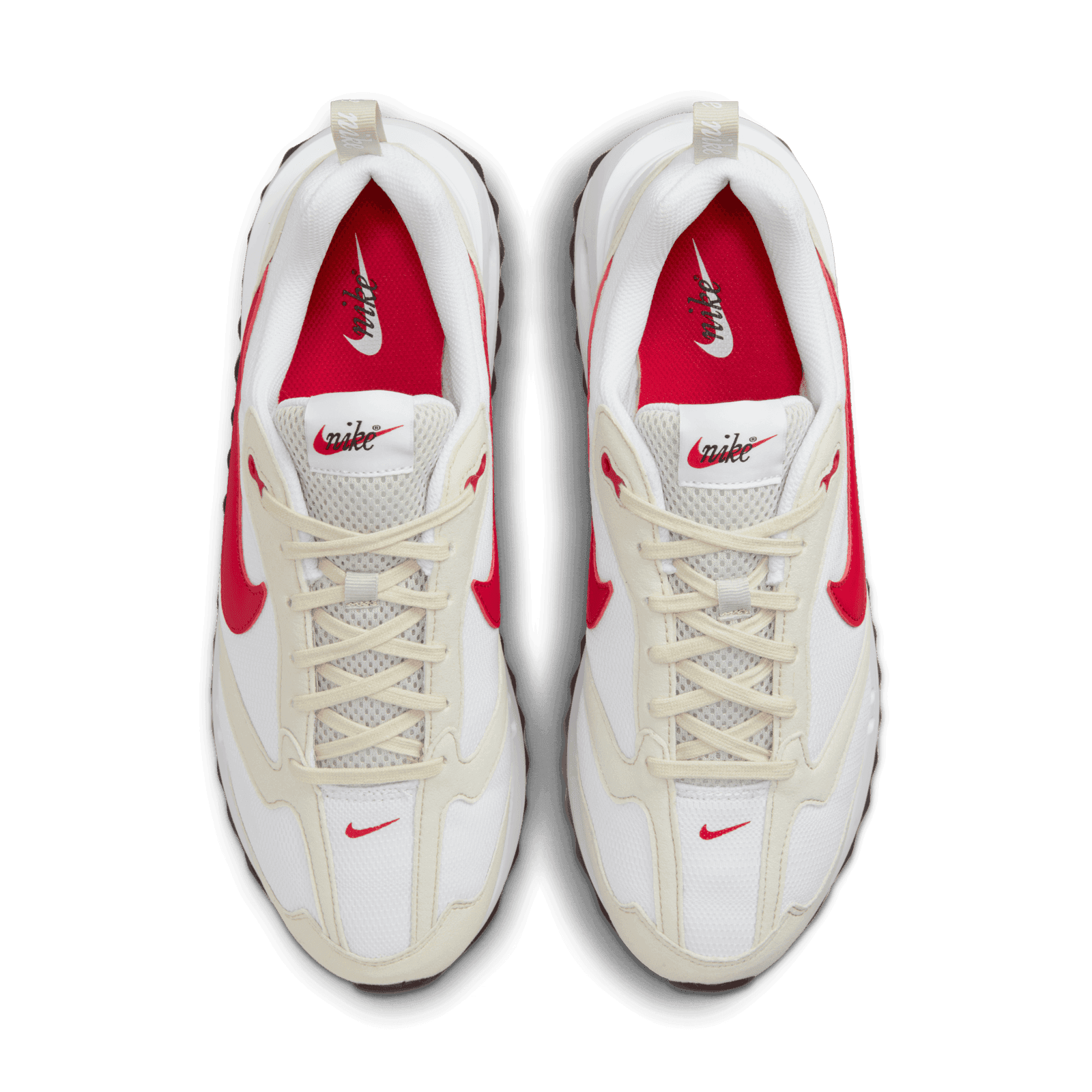 スニーカー Nike Air Max Dawn Light Bone University Red Nike Air Max Dawn Light Bone University Red - DQ3991-100