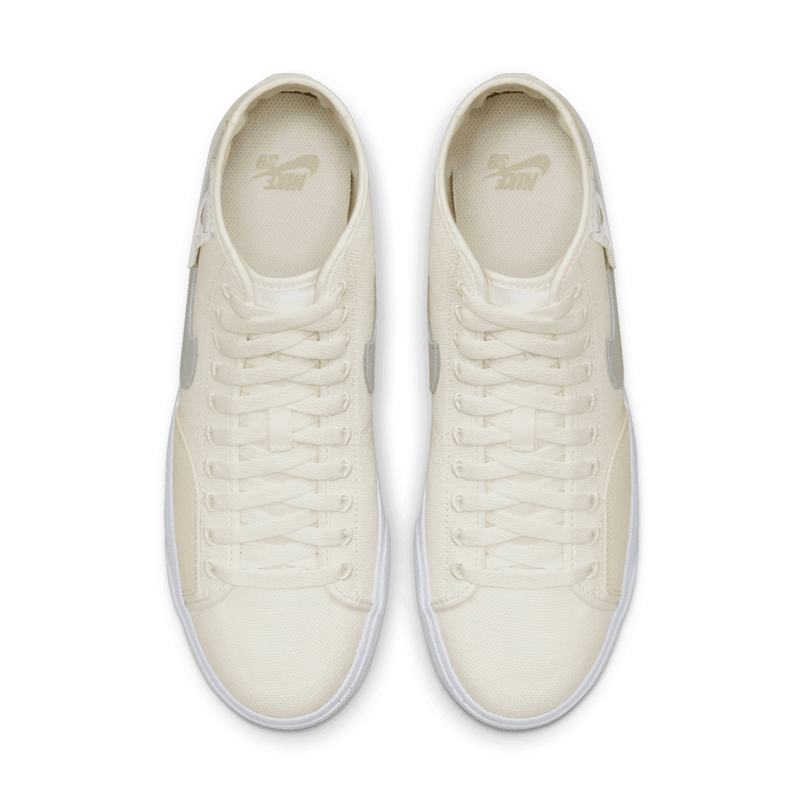 NEW Nike SB Blazer Mid Top Lace-Up Shoes SOU Summit White Size 10 DZ7635-110 Nike SB Blazer Court Mid Summit White Mens Size 10 Shoes  main image 2