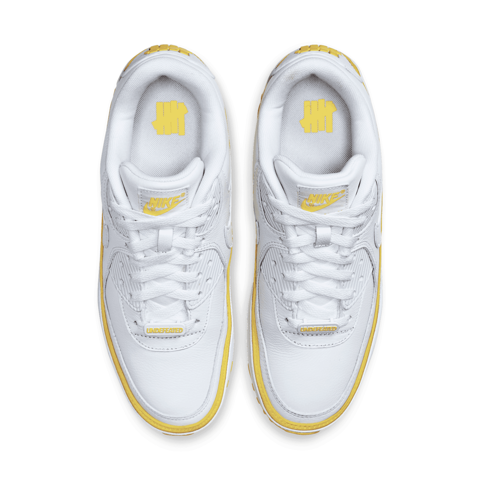 Nike air max 90 2024 undefeated white optic yellow