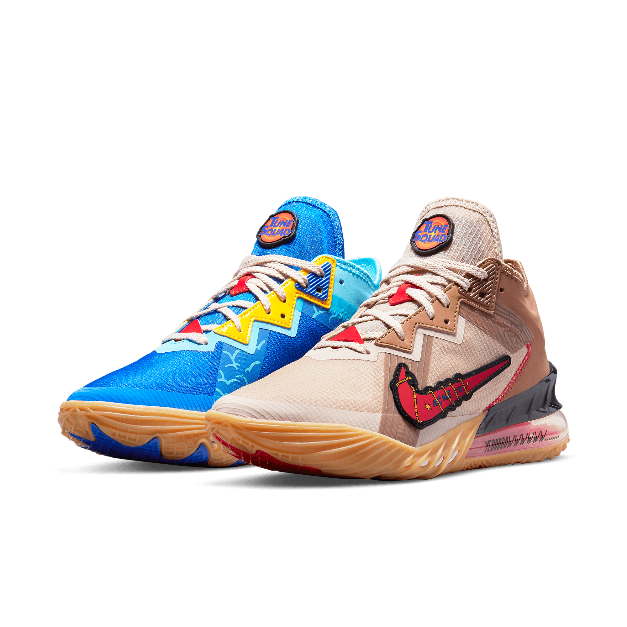 Nike Lebron 18 Low Wile E. vs Roadrunner Space Jam - CV7562-401