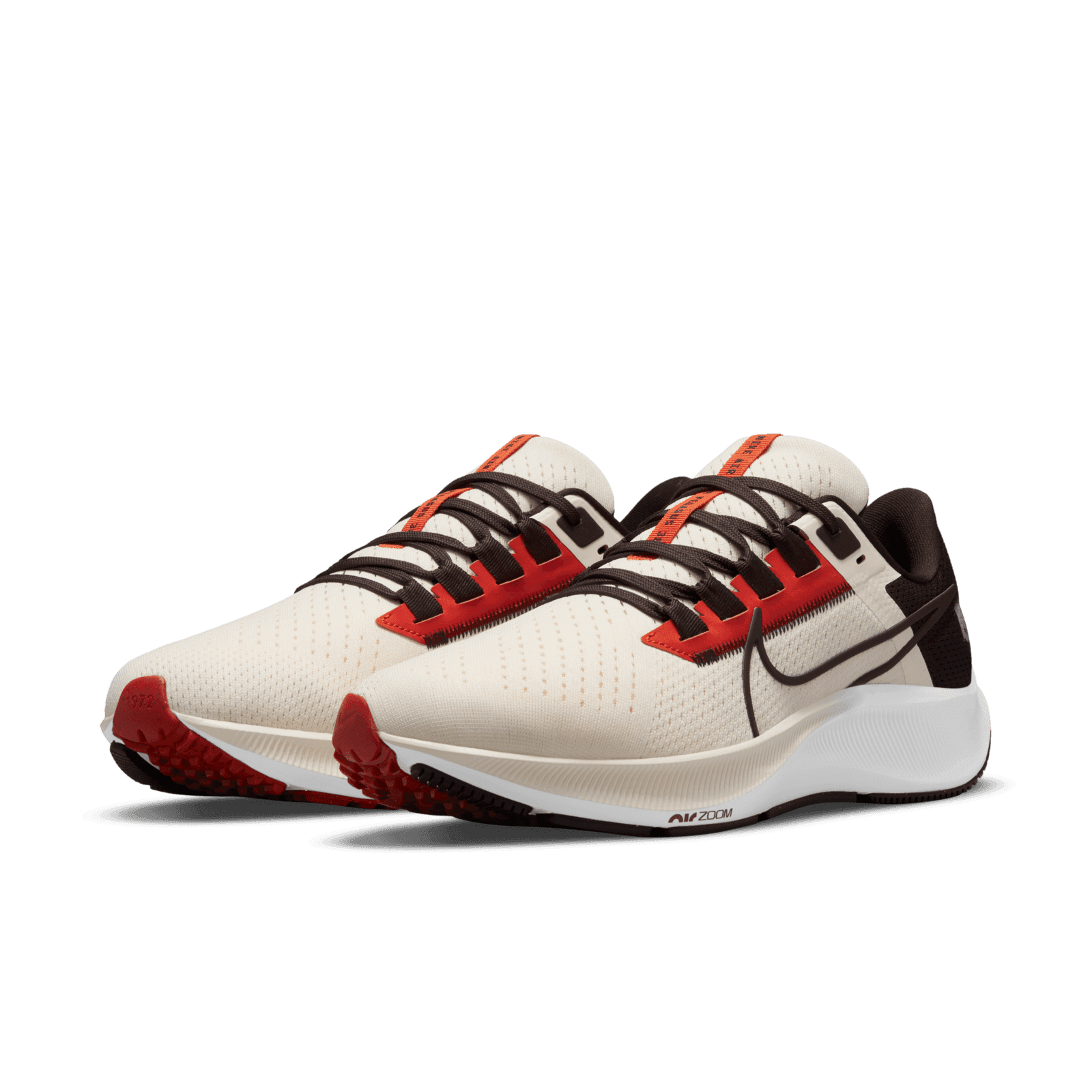 cleveland browns nike air zoom pegasus 36 running shoes
