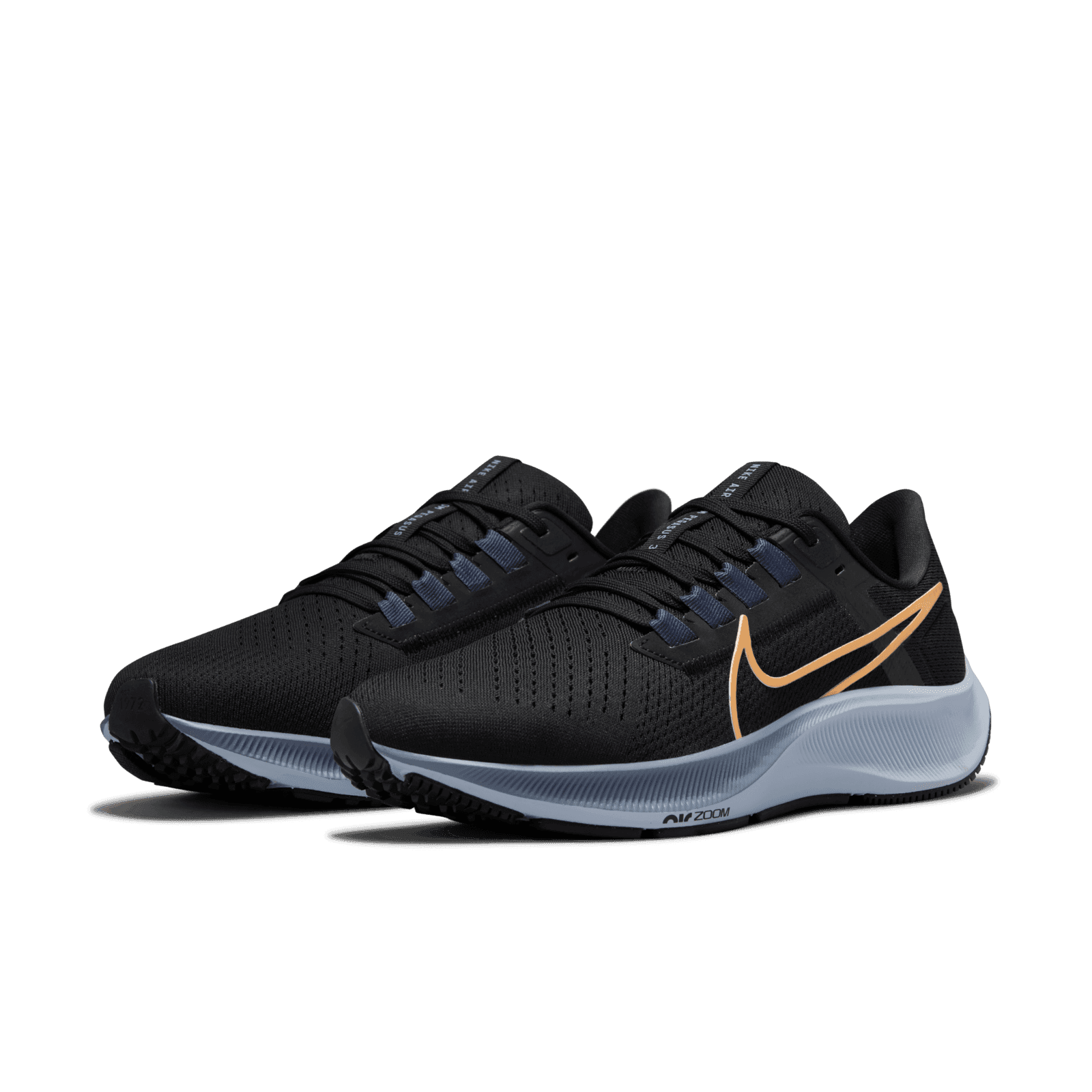 Nike Air Zoom Pegasus 38 Road Running Shoes in Black - CW7358-004 ...