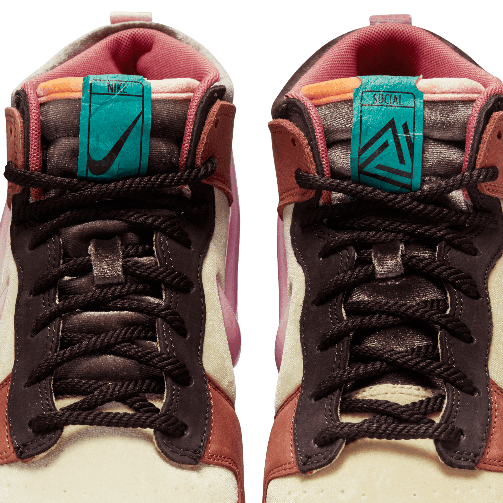 Nike Dunk Mid Social Status Milk Carton Burnt Brown - DJ1173-700