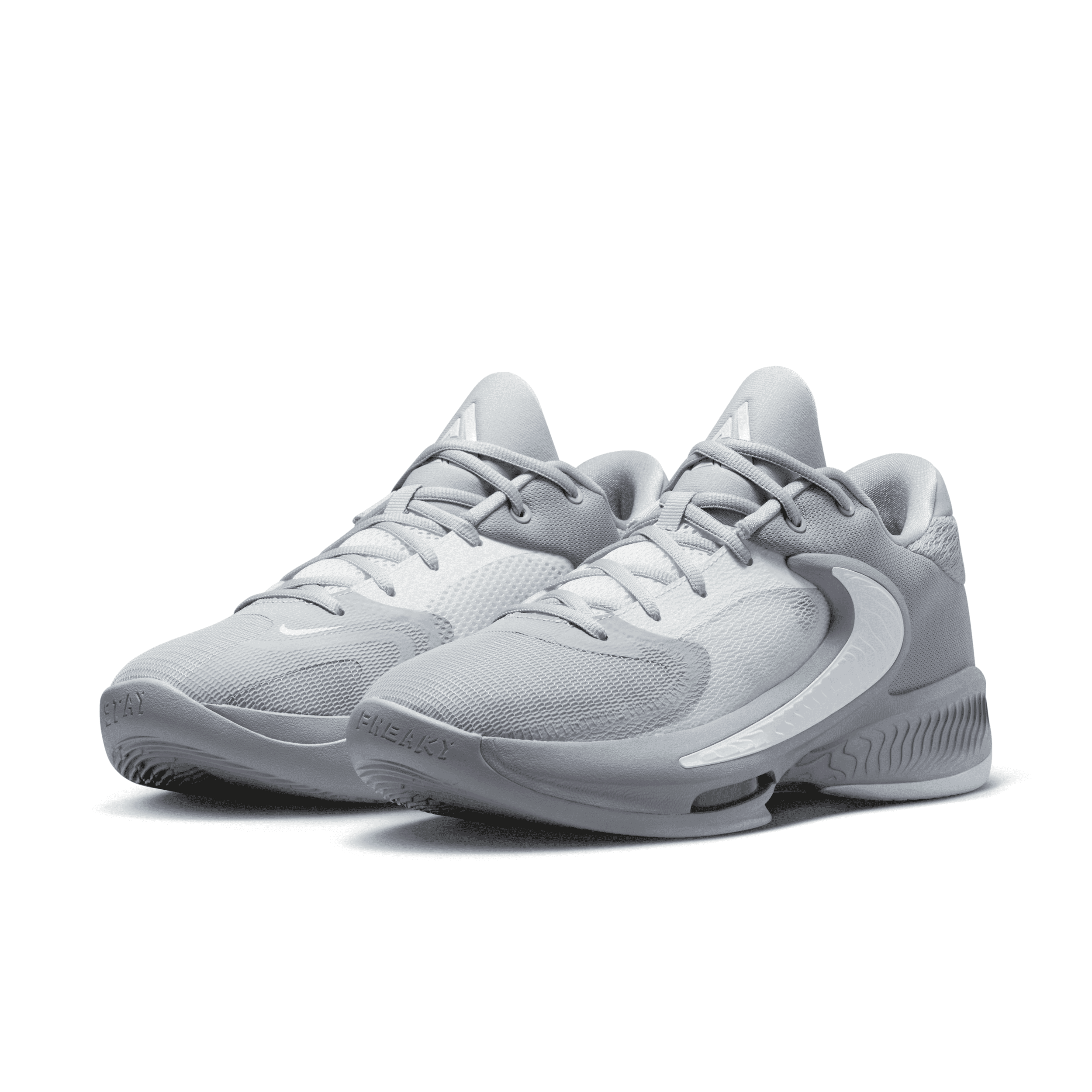 NIKE ZOOM FREAK 4 グレー 25.5 Nike Zoom Freak 4 (Team) Basketball Shoes - DO9679-001