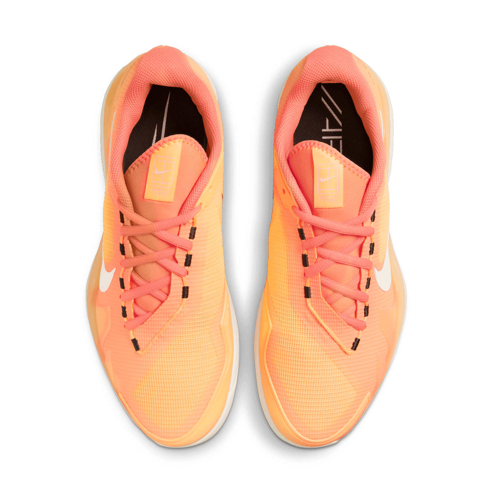 Nike Court Air Zoom Vapor Pro Hard Court Tennis Shoes in Orange ...