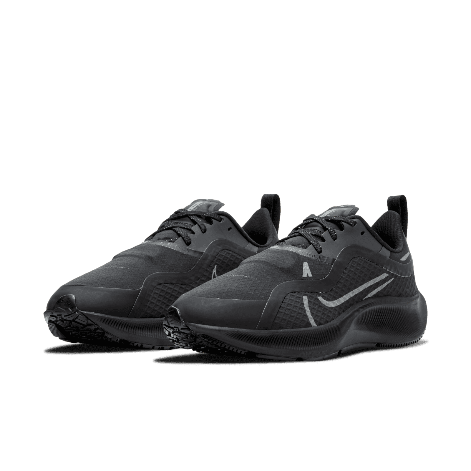 Nike Air Zoom Pegasus 37 Shield Running Shoes in Black - CQ8639